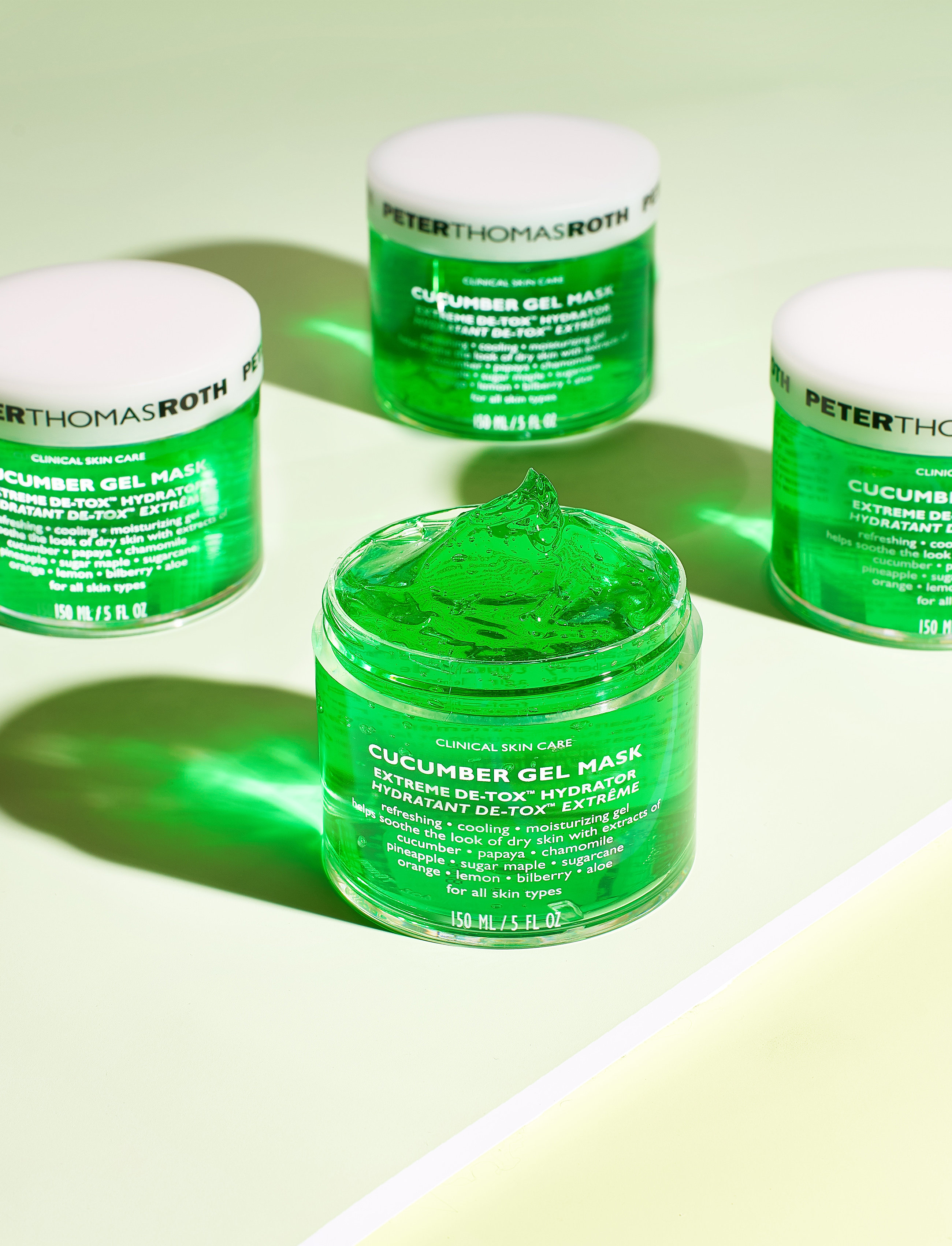 Peter Thomas Roth - Cucumber Detox Gel Mask - ansigtsmasker - no color - 4