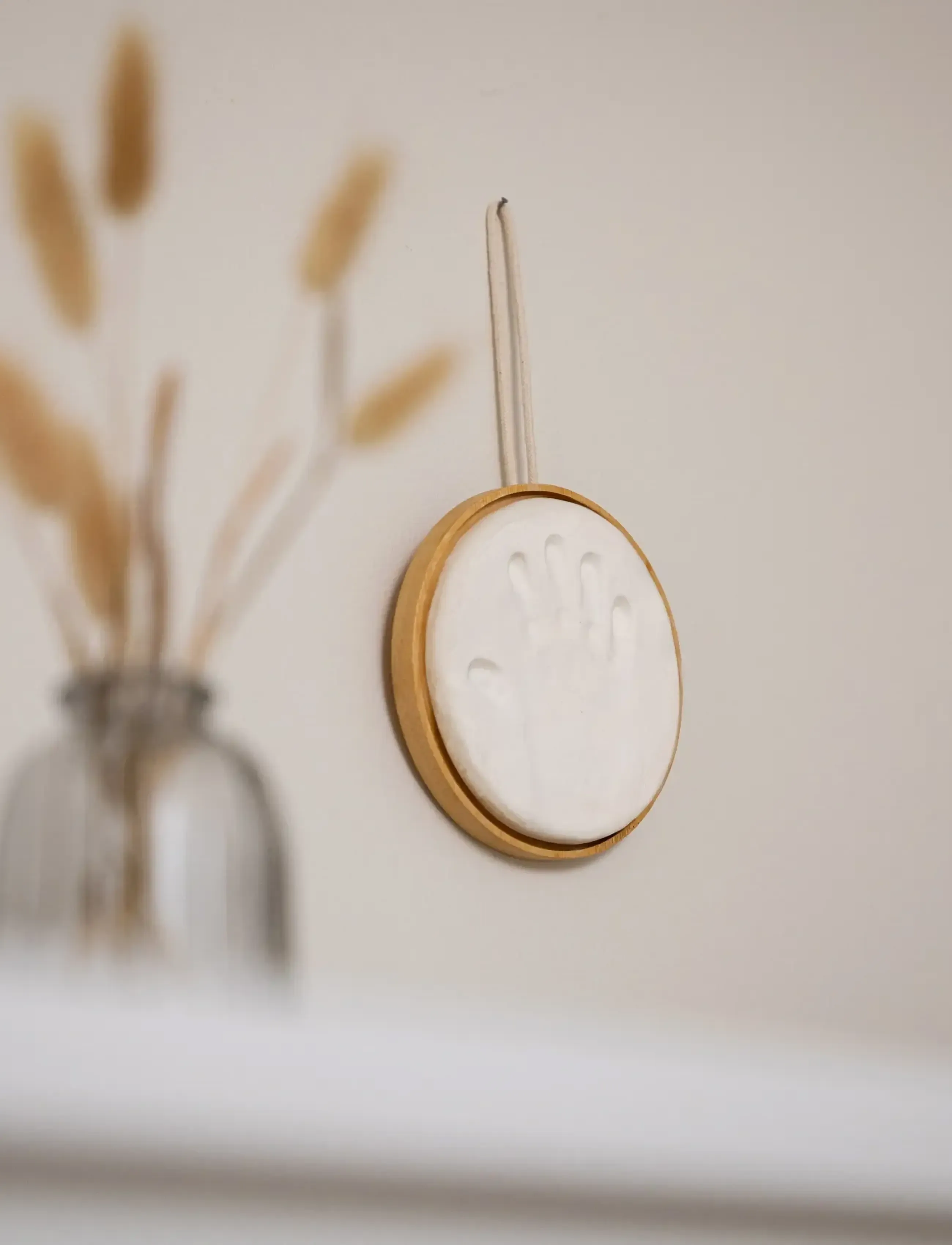 Petit Artichaut - Wooden Medallion Keepsake - mein erstes jahr - white - 5