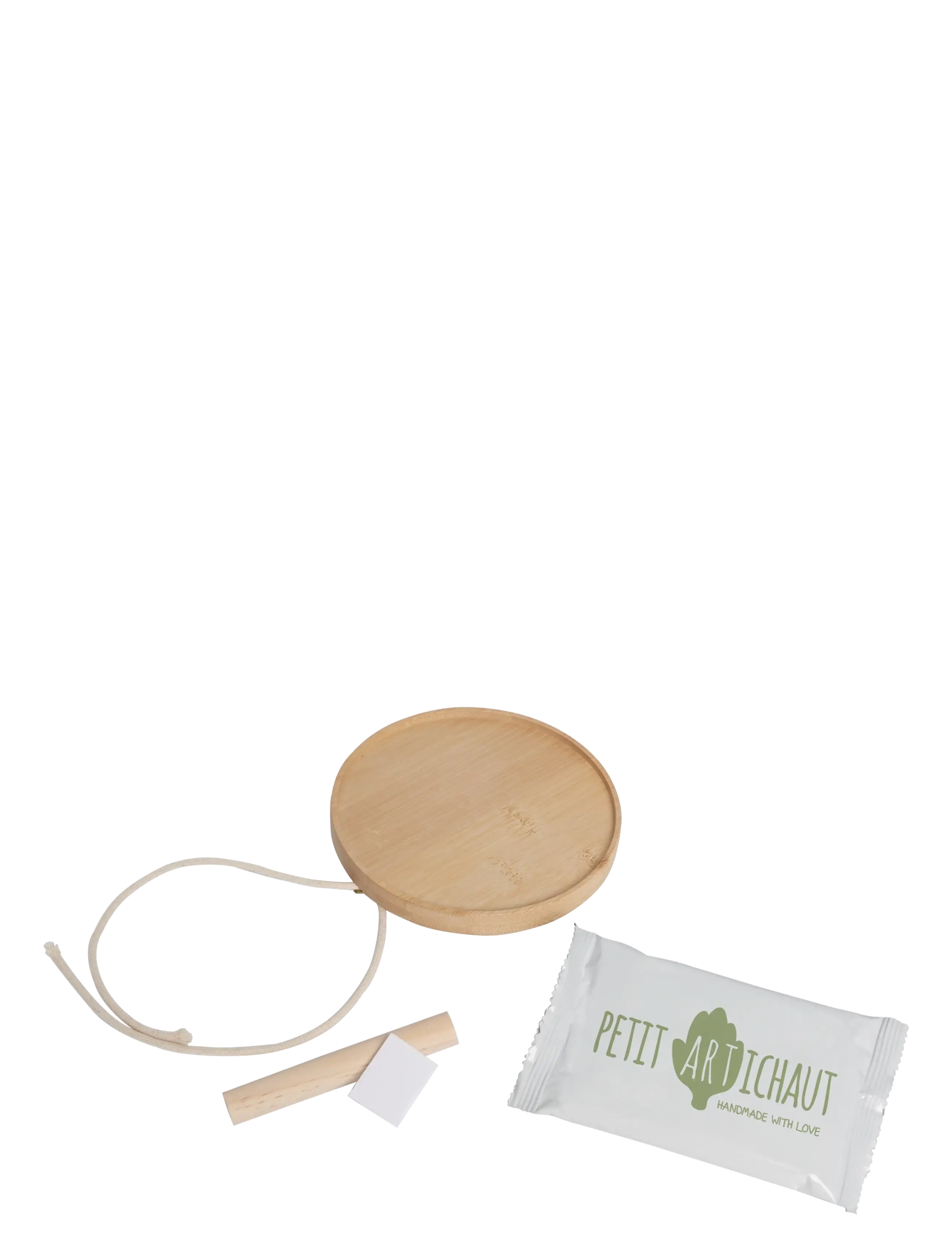 Petit Artichaut - Wooden Medallion Keepsake - mein erstes jahr - white - 3