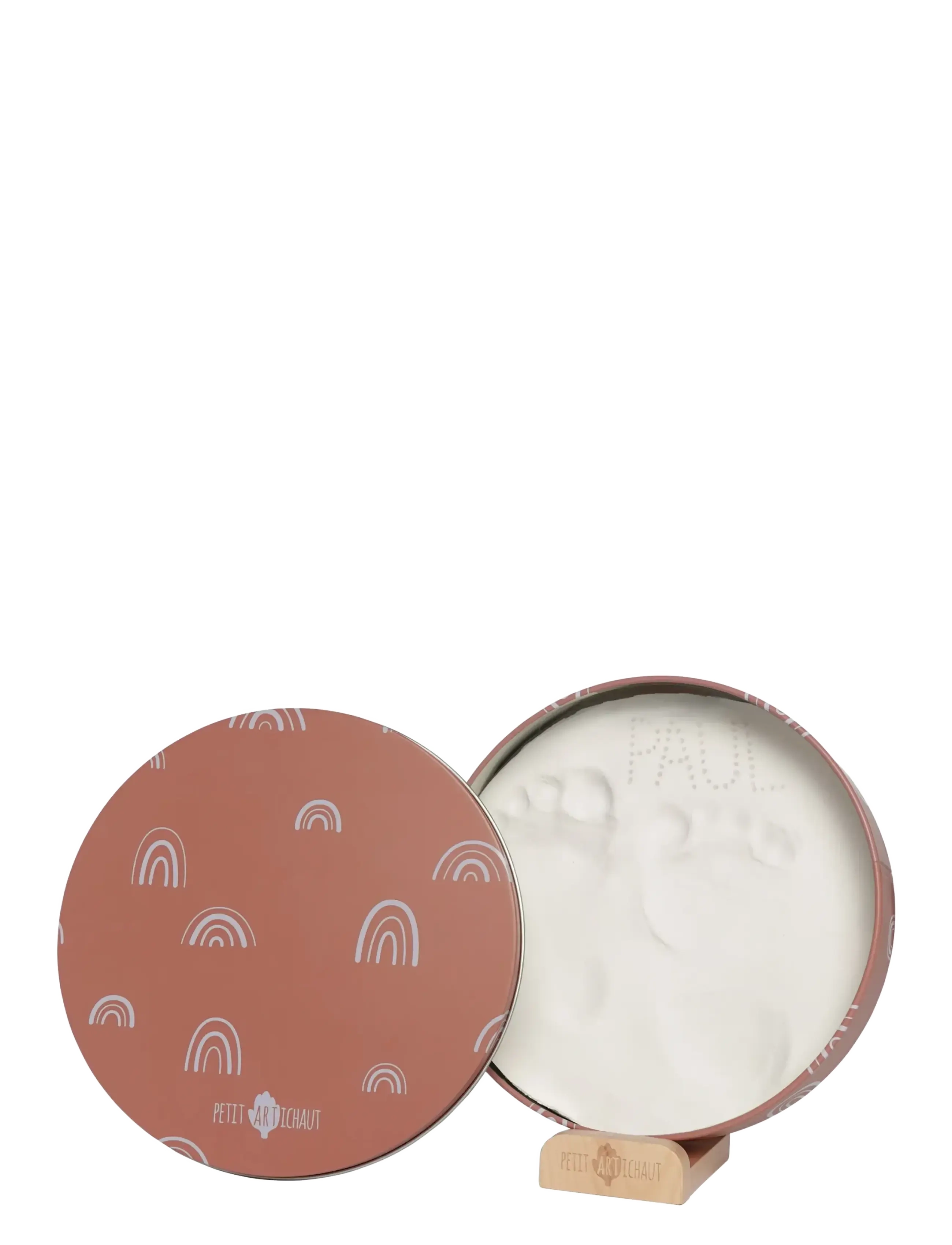 Petit Artichaut Baby Box Round - Rainbow Terracotta - Nieuwe Mode - RED / red