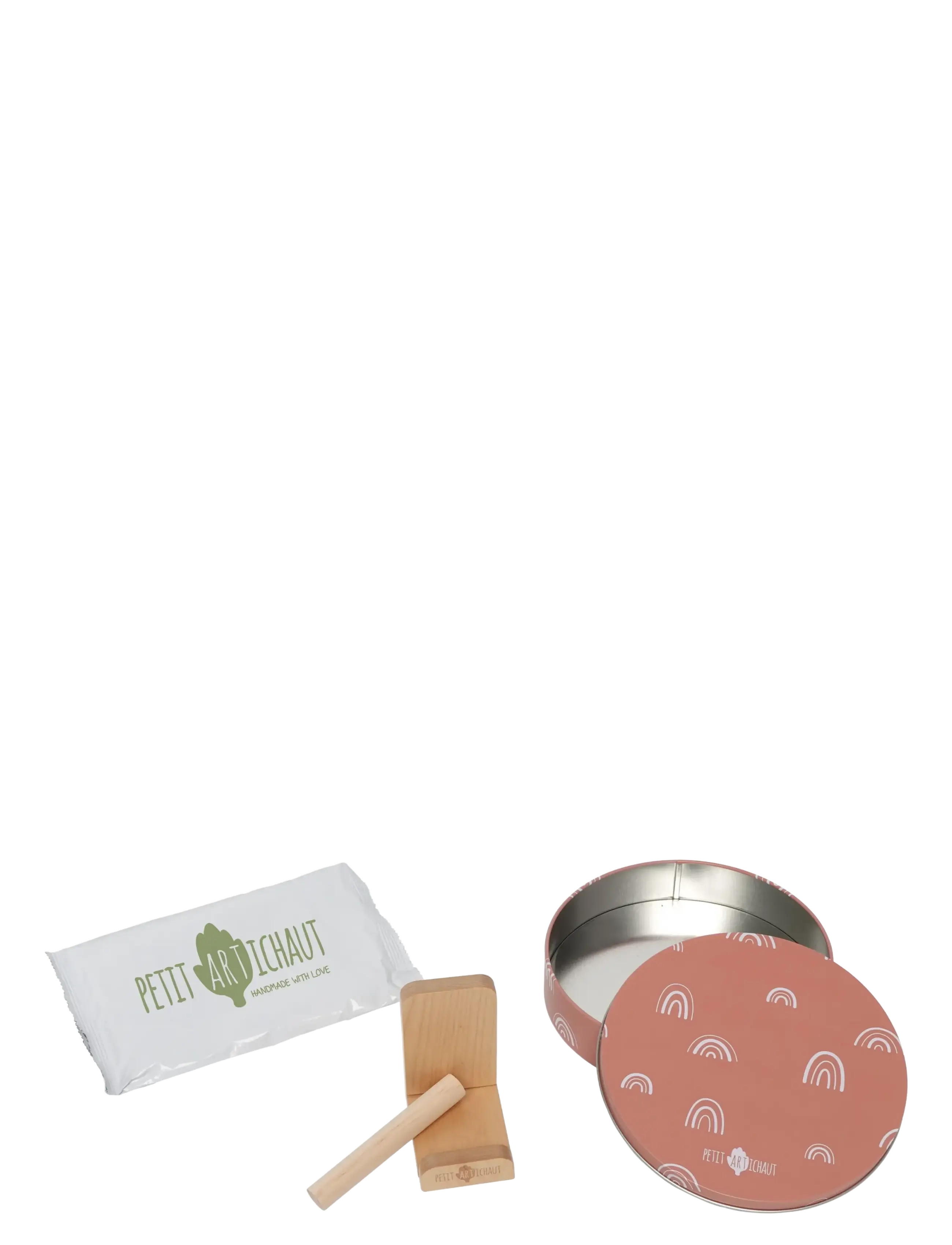 Petit Artichaut - Baby Box Round - Rainbow Terracotta - mein erstes jahr - red - 2