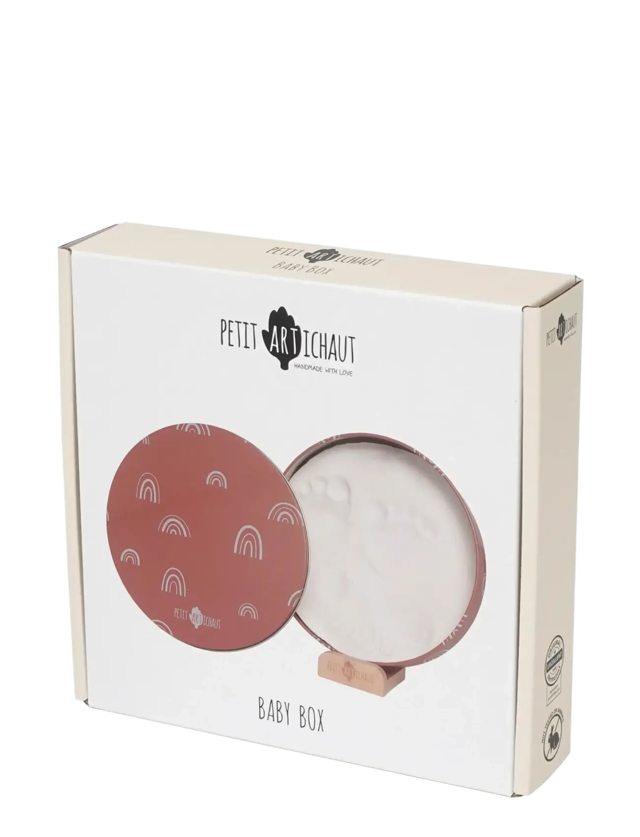 Petit Artichaut - Baby Box Round - Rainbow Terracotta - mein erstes jahr - red - 4