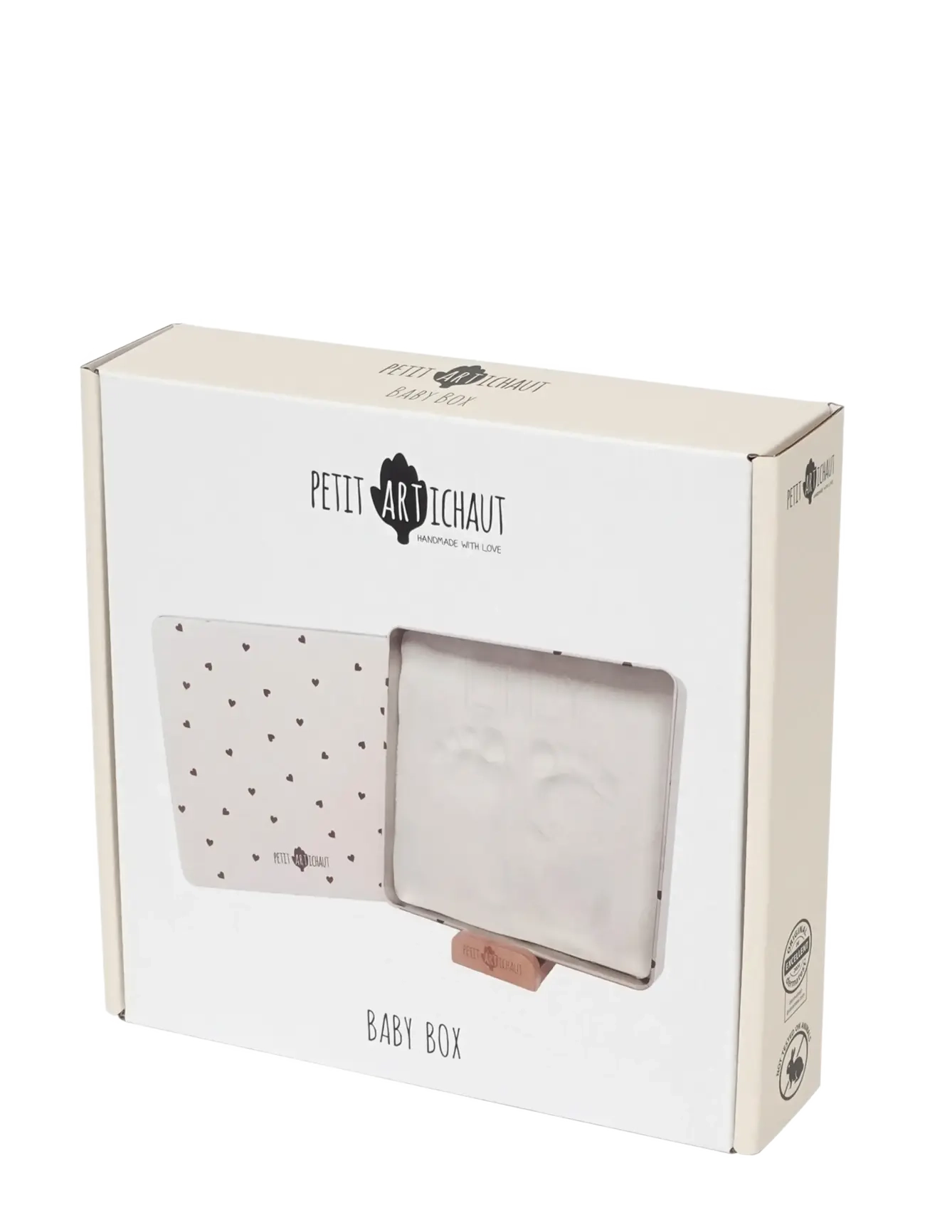 Petit Artichaut - Baby Box Square - Pretty Hearts - multi coloured - 4