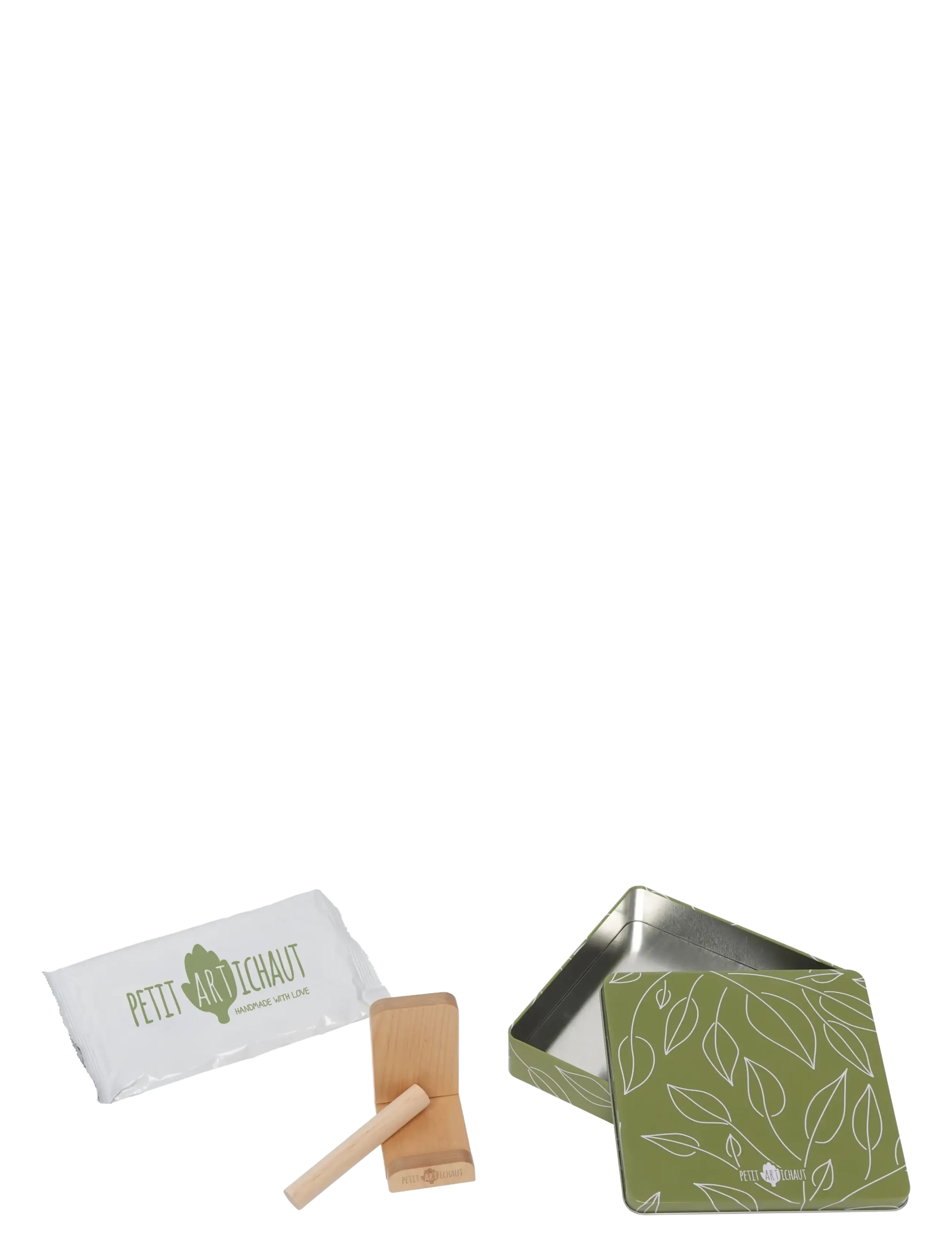 Petit Artichaut - Baby Box Square - Olive Tree - my first year - green - 2