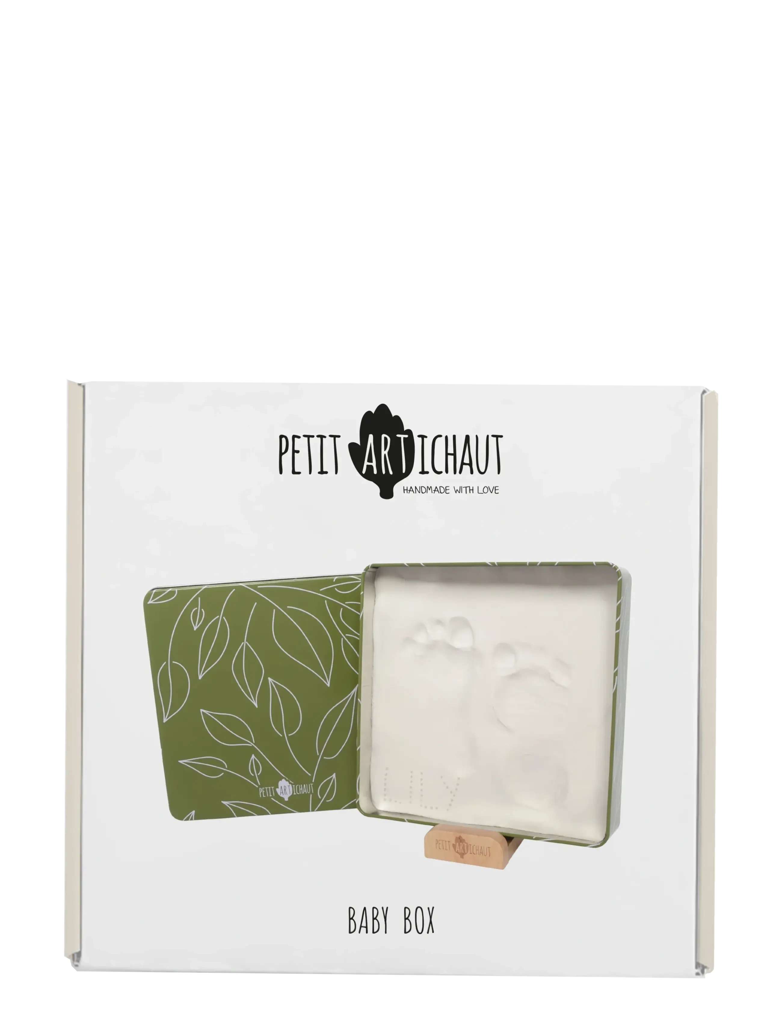 Petit Artichaut - Baby Box Square - Olive Tree - my first year - green - 4