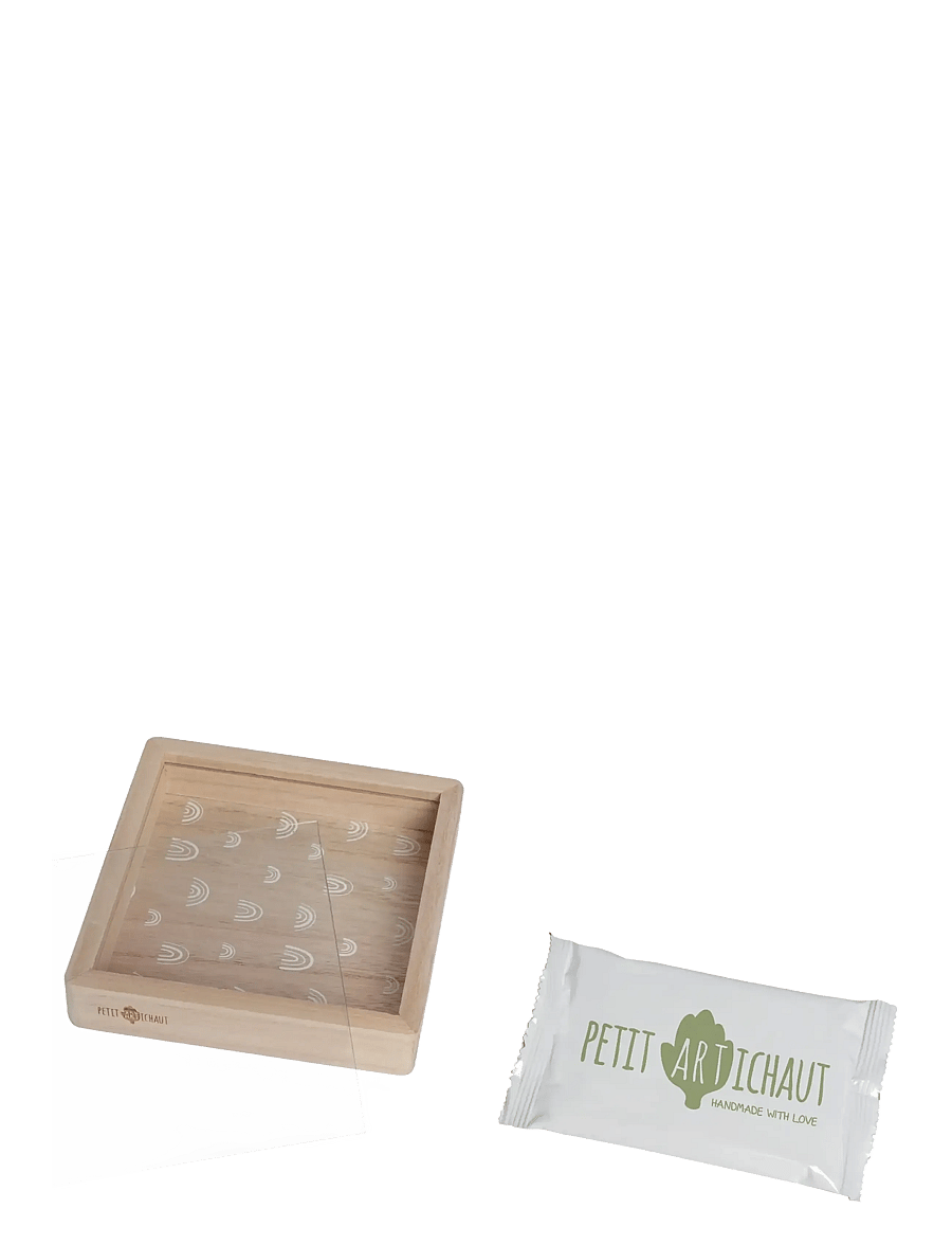 Petit Artichaut - Print Box - Rainbow - mina första år - beige - 2