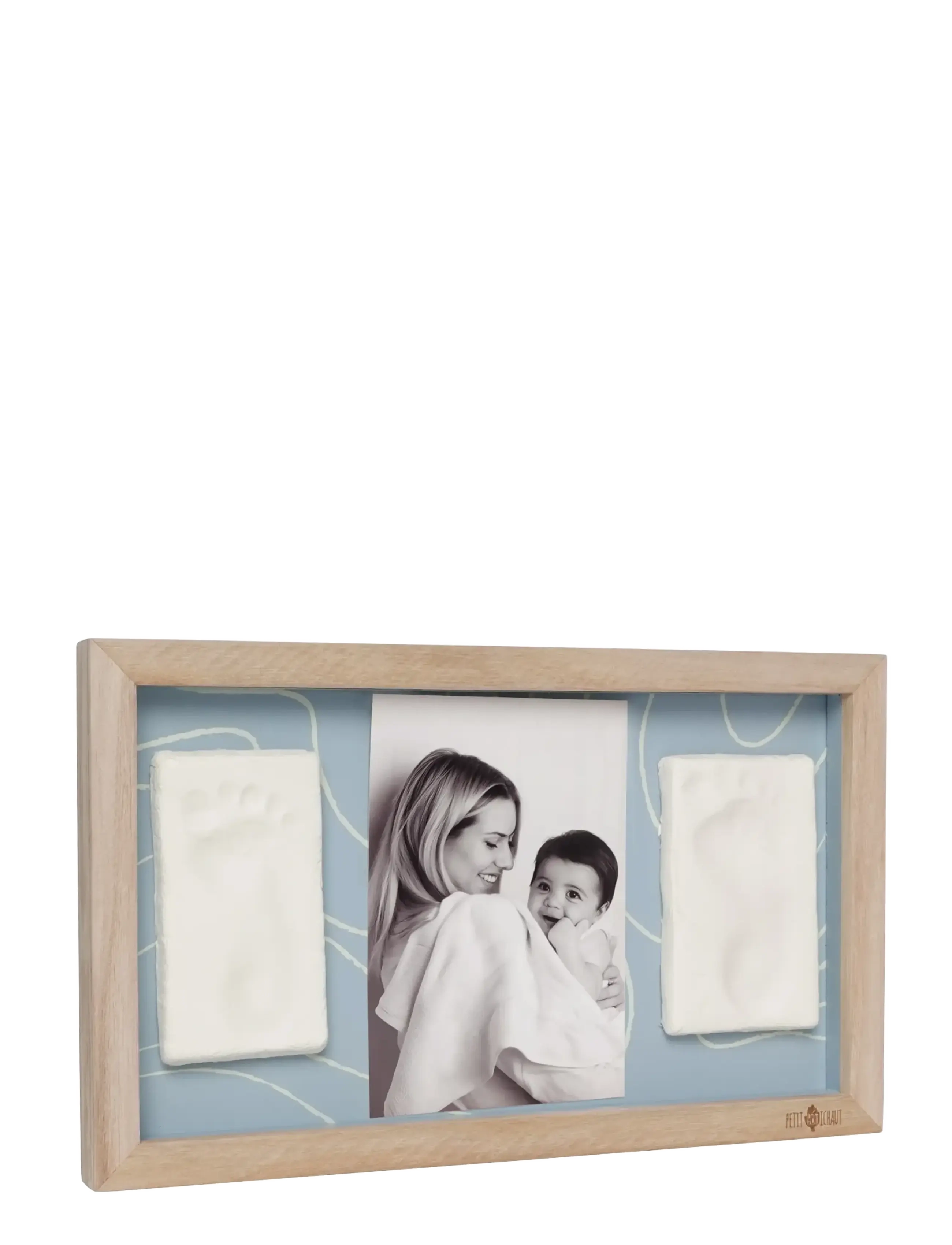 Petit Artichaut 2 Prints Frame - Blue Abstract - Nieuwe Mode - BLUE / blue