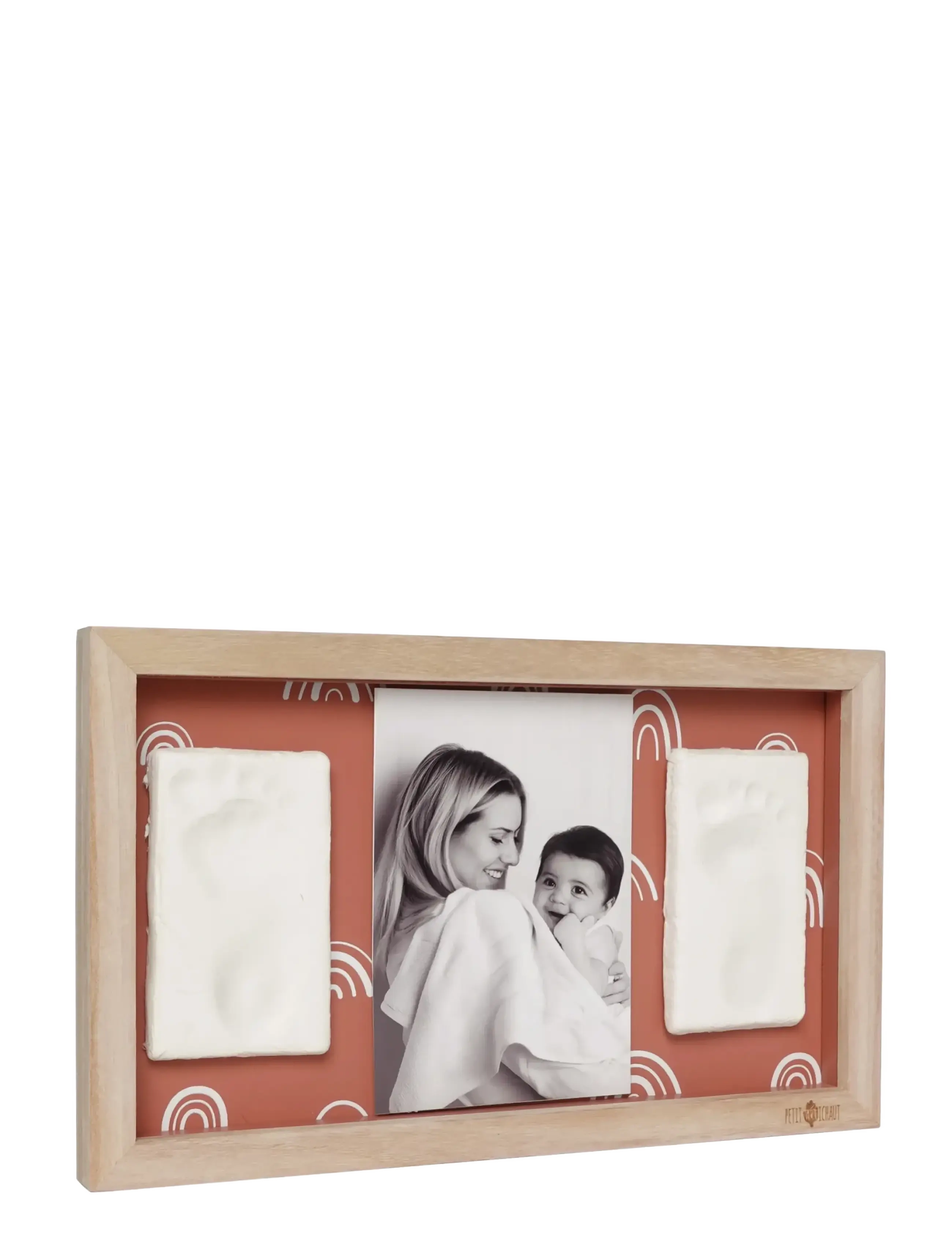 Petit Artichaut 2 Prints Frame - Rainbow Terracotta - Nieuwe Mode - BROWN / brown