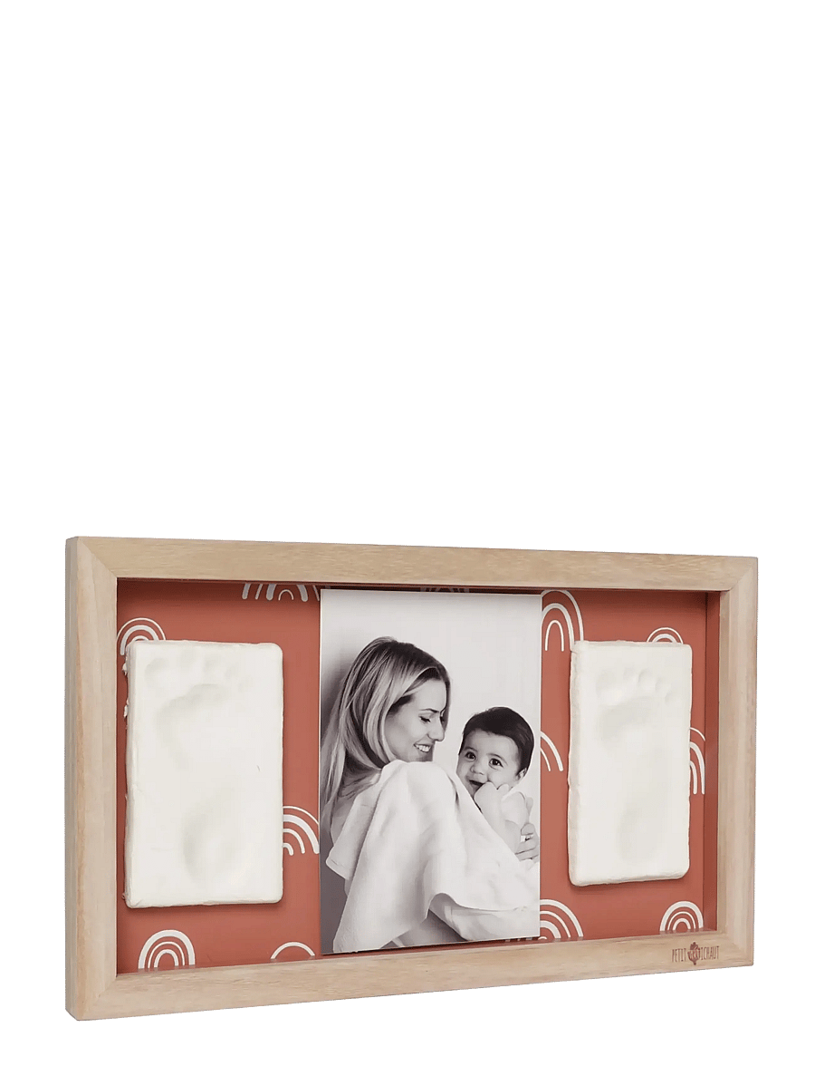 Petit Artichaut - 2 Prints Frame - Rainbow Terracotta - mein erstes jahr - brown - 1