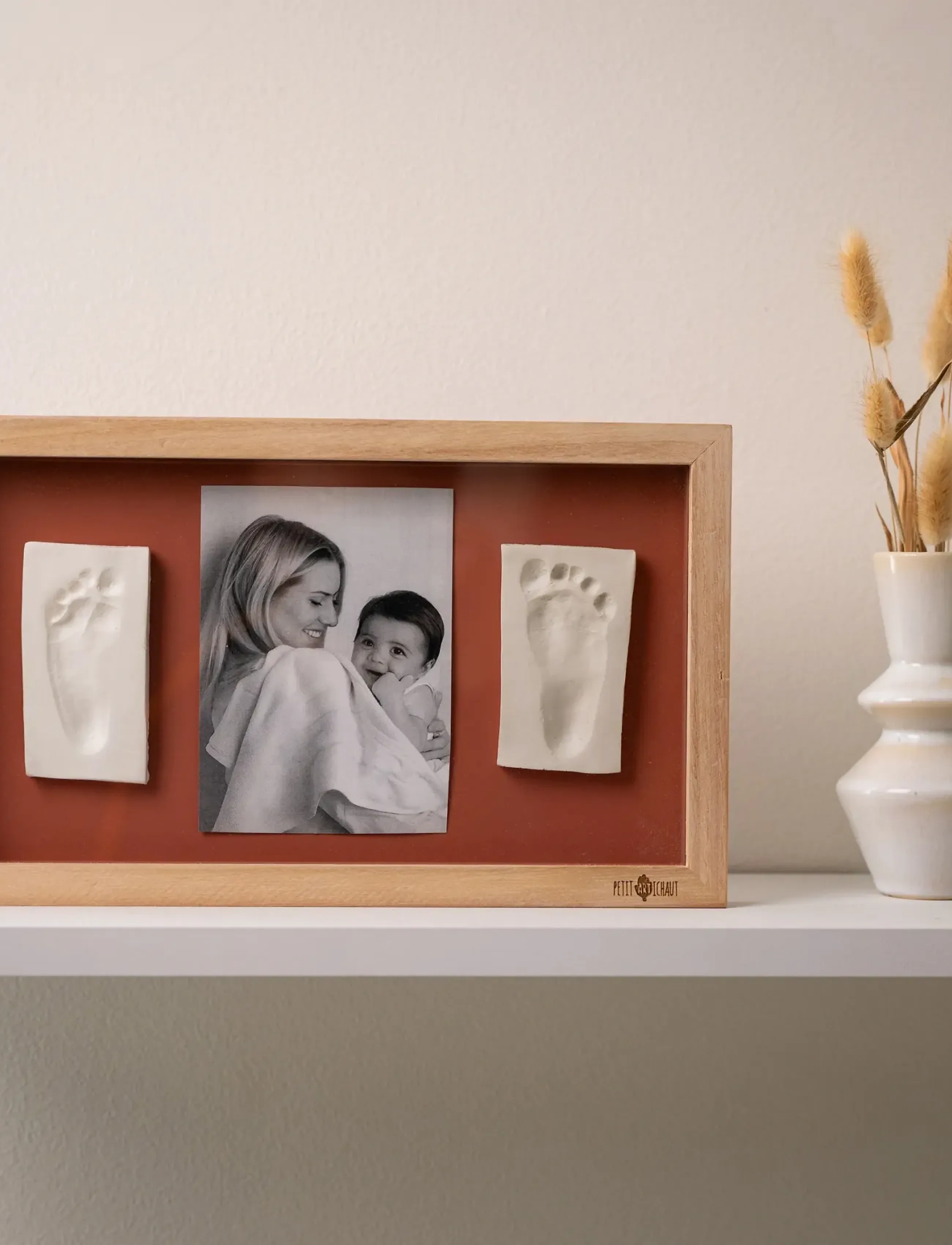 Petit Artichaut - 2 Prints Frame - Rainbow Terracotta - mein erstes jahr - brown - 5