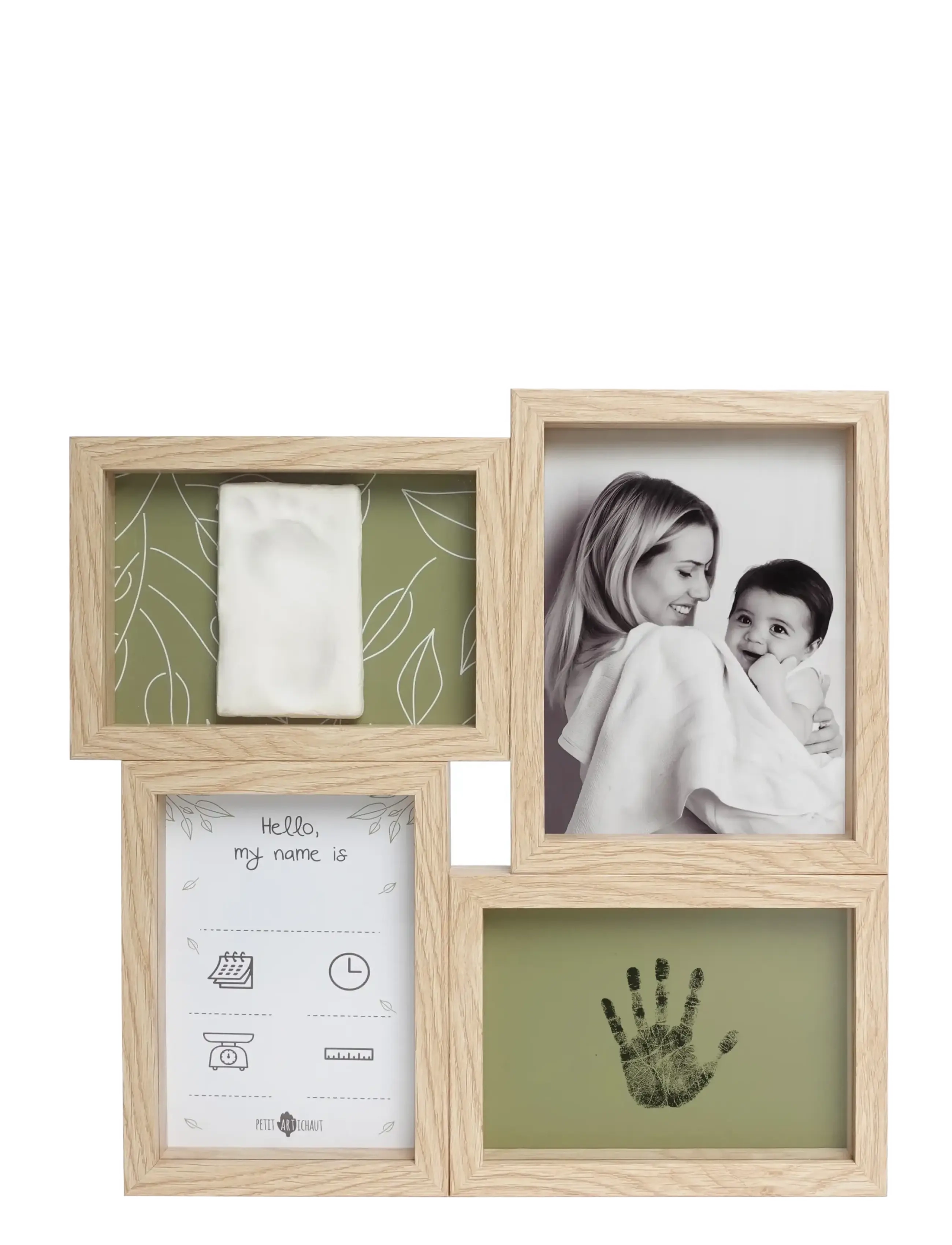 Petit Artichaut Puzzle Frame - Olive Tree - Mein erstes Jahr - GREEN / green