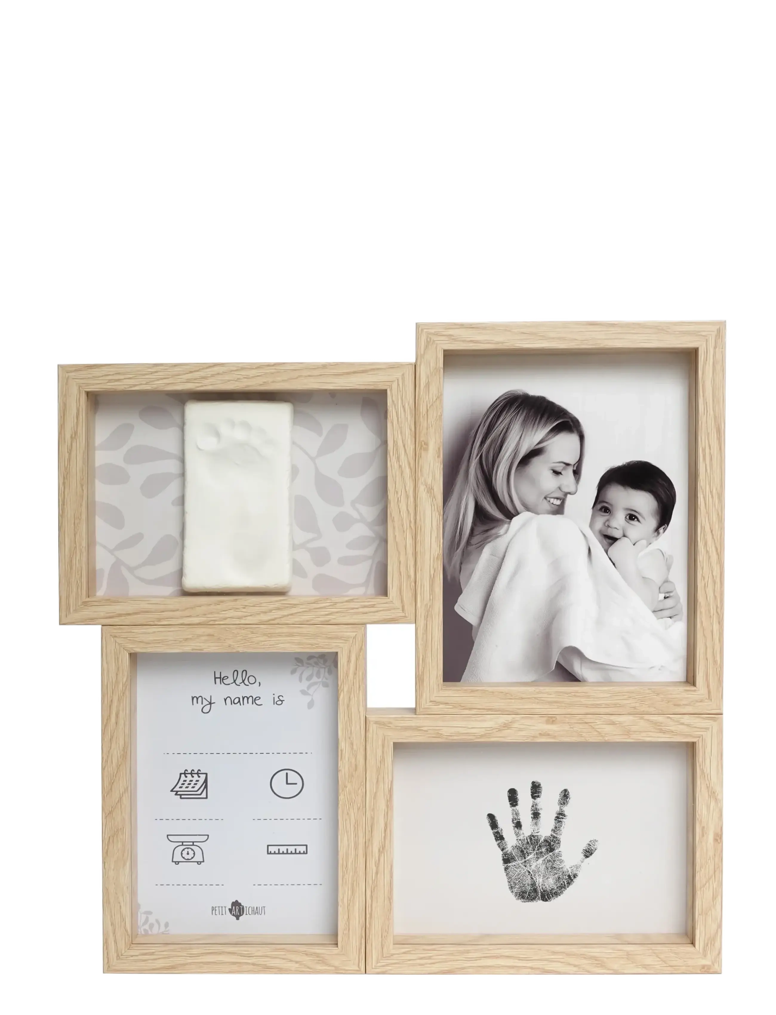 Petit Artichaut Puzzle Frame - Ivy Grey - Nieuwe Mode - MULTI COLOURED / multi