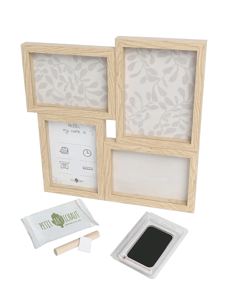 Petit Artichaut - Puzzle Frame - Ivy Grey - mein erstes jahr - multi coloured - 2