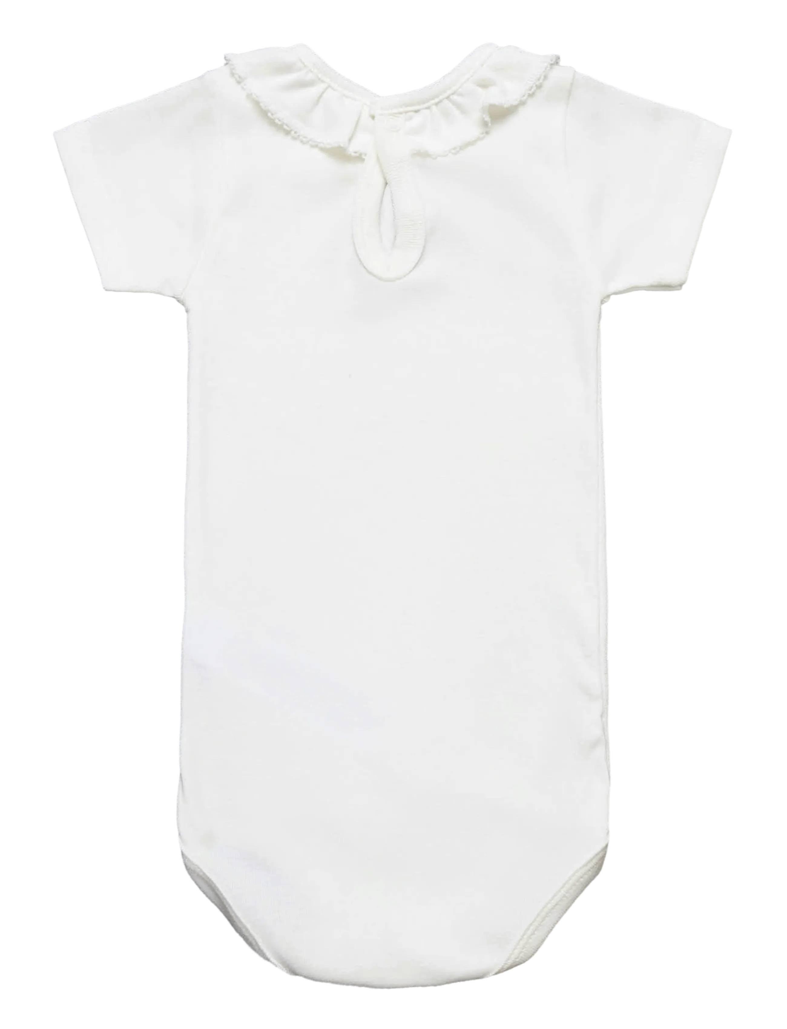 Petit Bateau - SF BODIES ACOL MC - kurzärmelige bodys - marshmallow - 1
