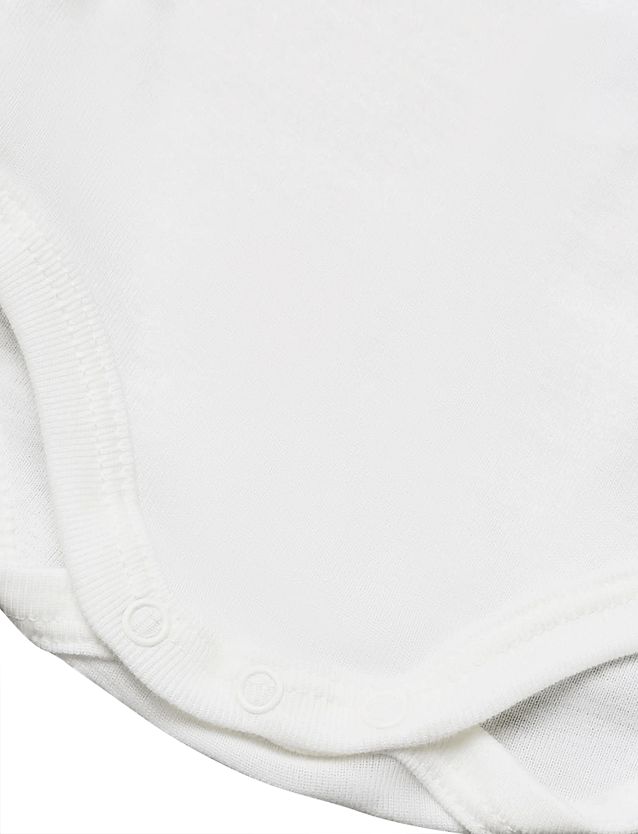 Petit Bateau - SF BODIES ACOL MC - kurzärmelige bodys - marshmallow - 2