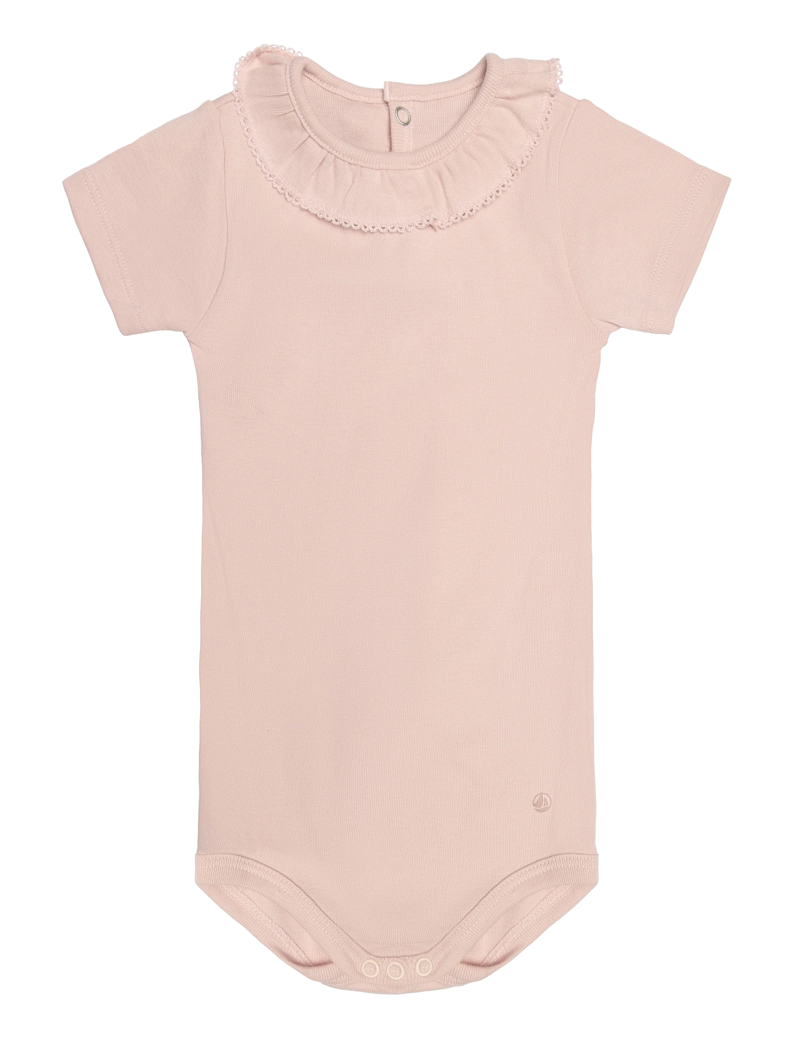 Petit Bateau SF BODIES ACOL MC - Baby 44-92 - SALINE / pink/rose