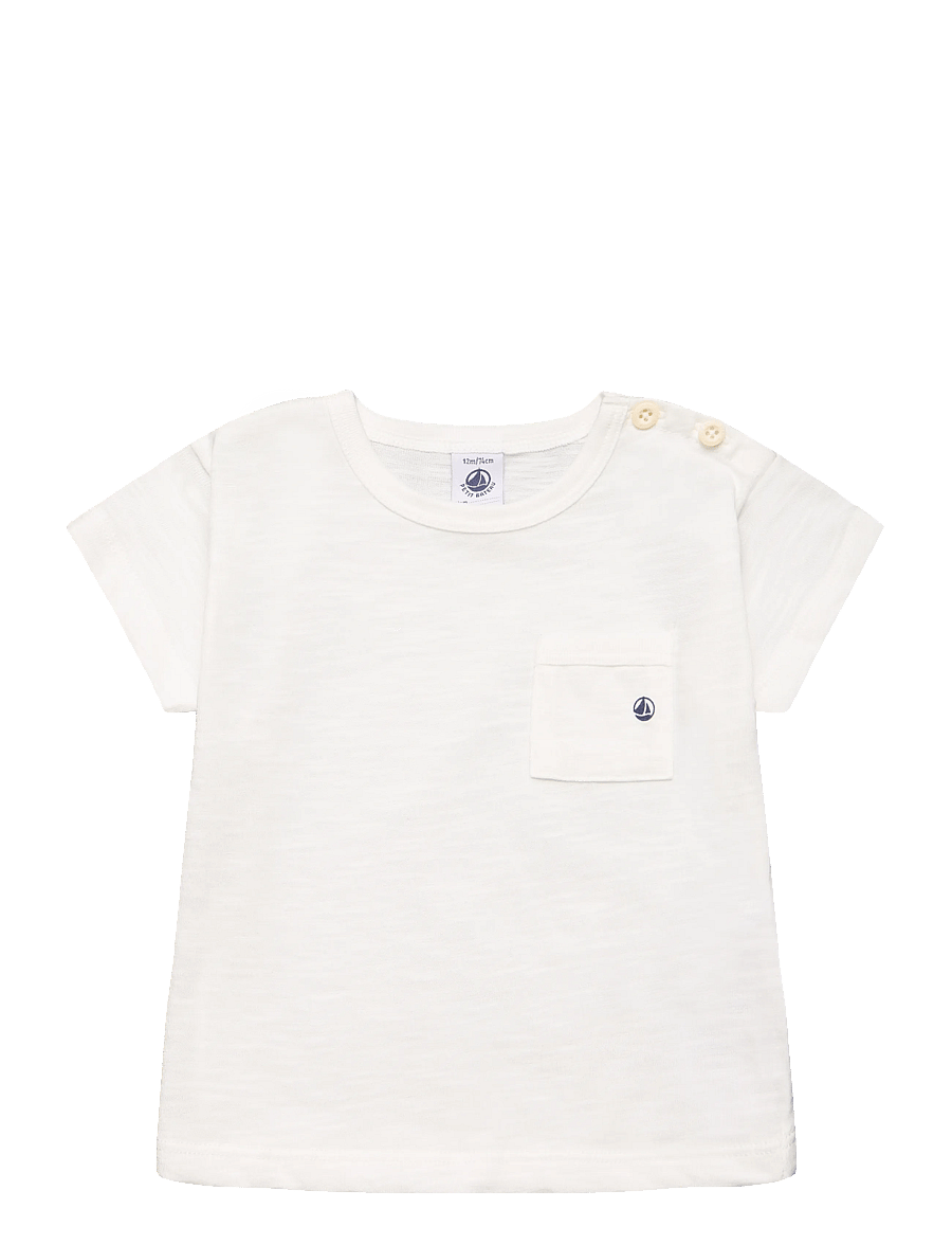 Petit Bateau - TEE SHIRTS MC JOUR - kortærmede t-shirts - marshmallow - 0