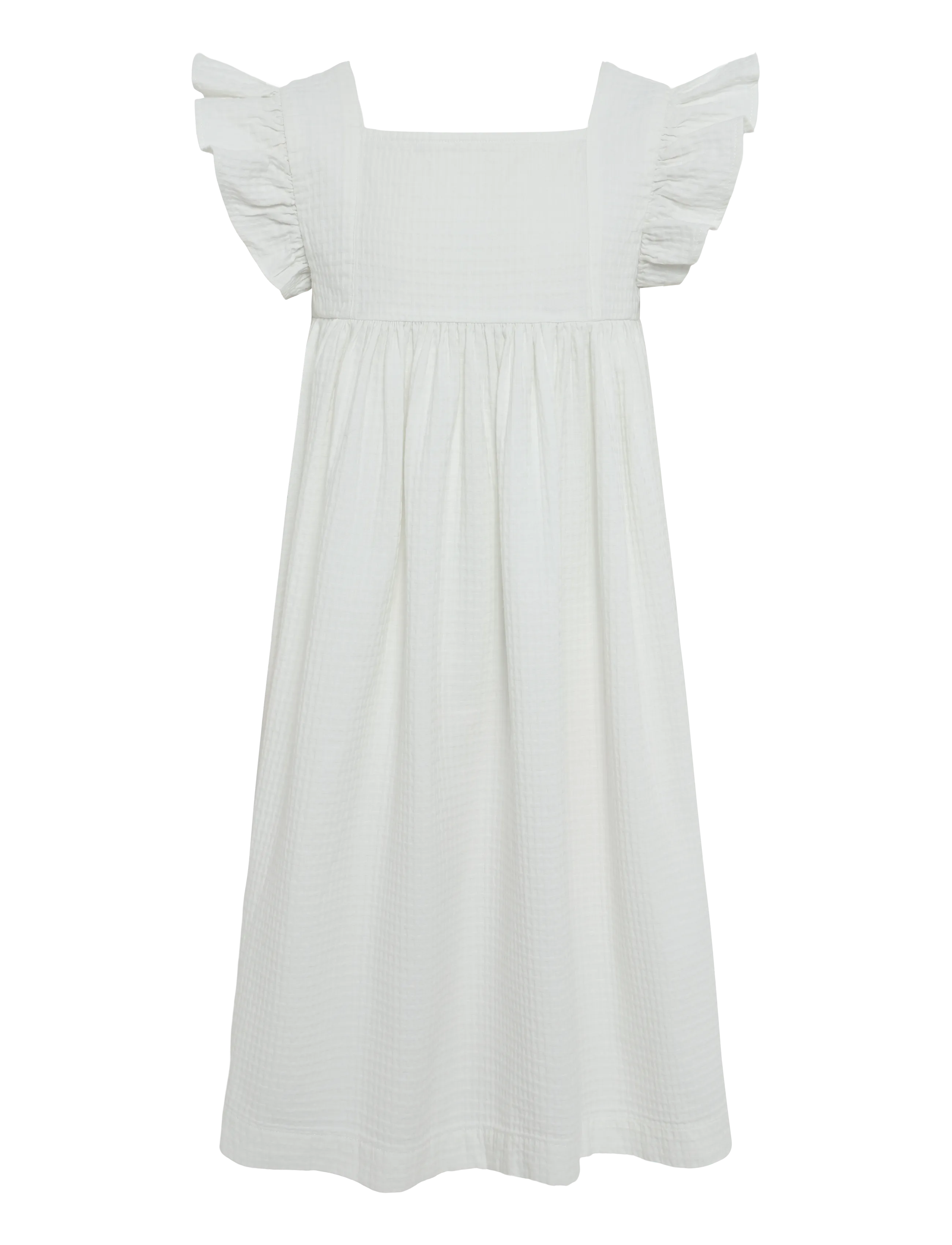 Petit Bateau Robes Sm, 116, Casual Dresses, Creme - Short-sleeved Kinder