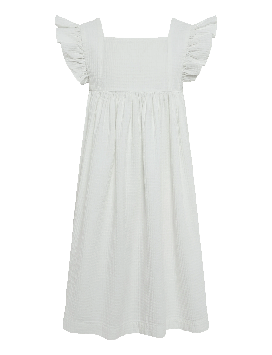 Petit Bateau - ROBES SM - kortärmade vardagsklänningar - marshmallow - 0
