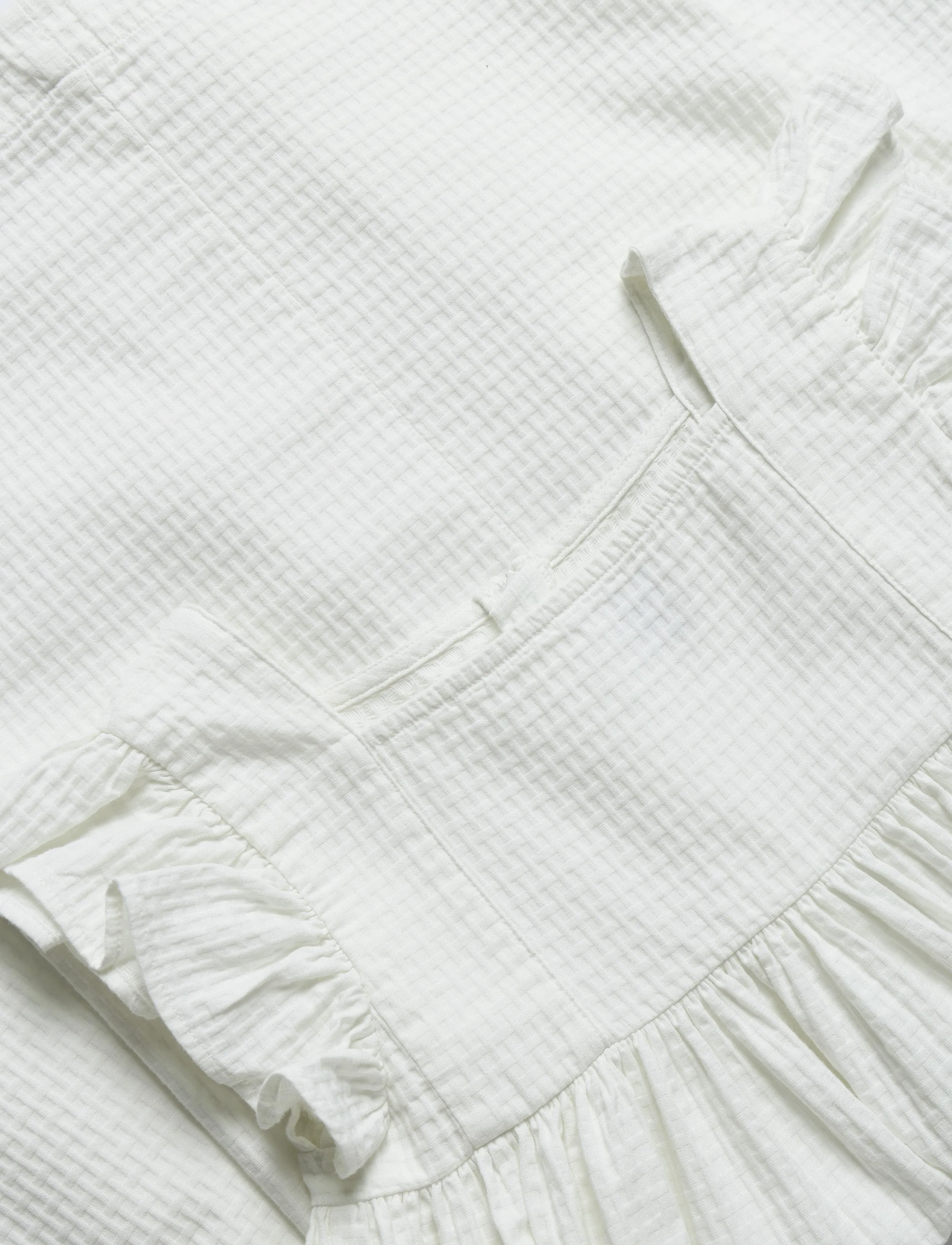 Petit Bateau - ROBES SM - marshmallow - 2