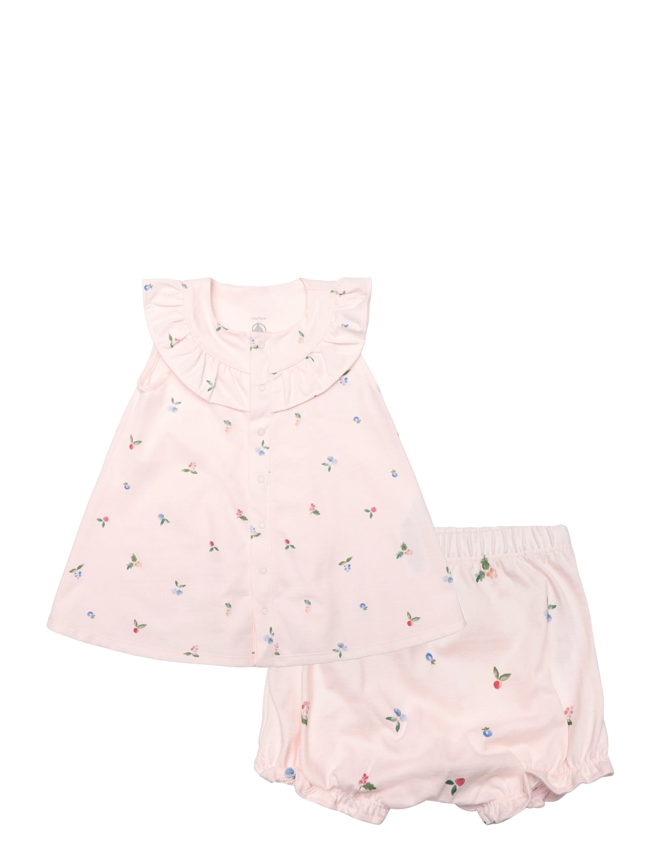 Petit Bateau ROBES SM - Sets - FLEUR/MULTICO / pink/rose