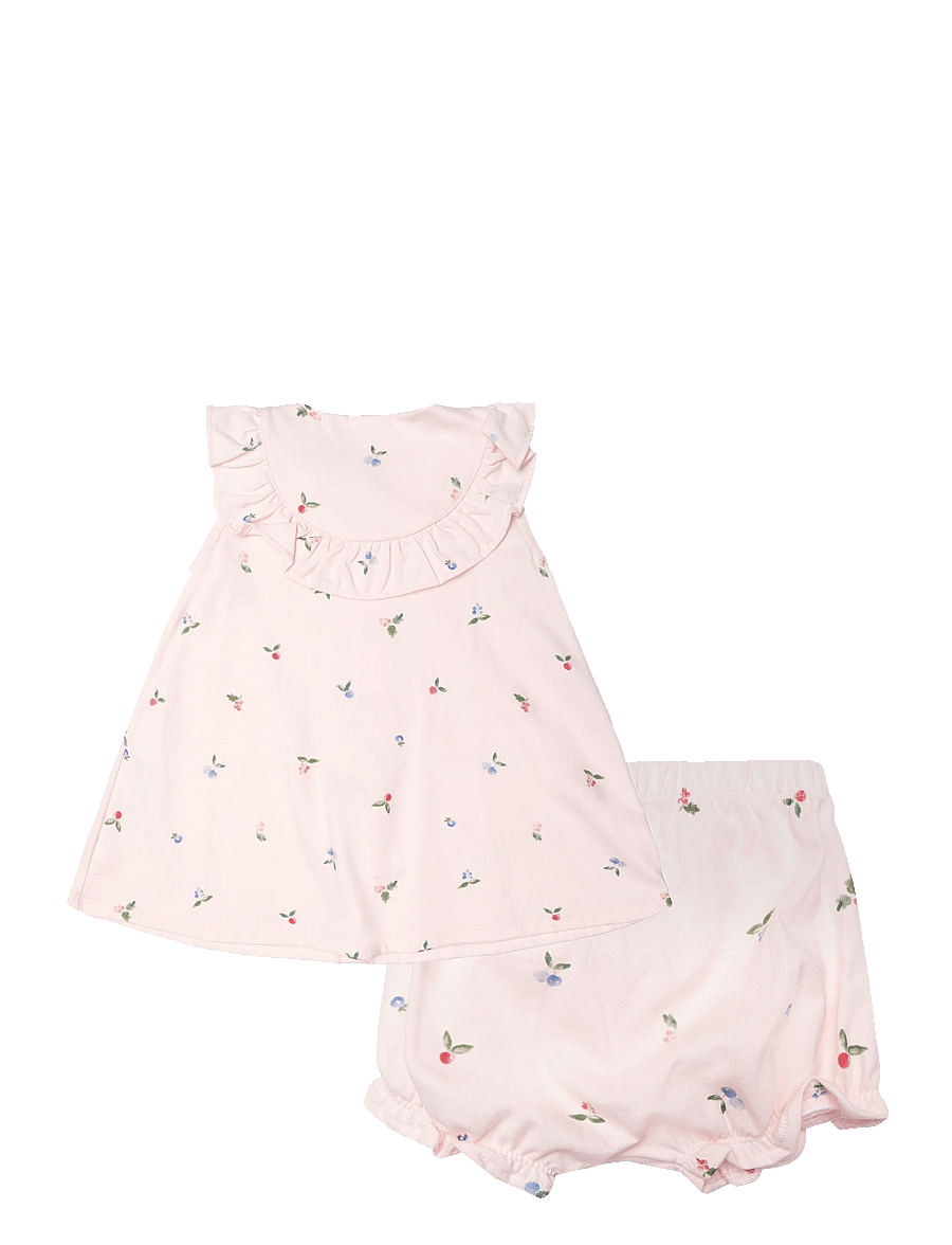 Petit Bateau - ROBES SM - sets mit kurzärmeligem t-shirt - fleur/multico - 1