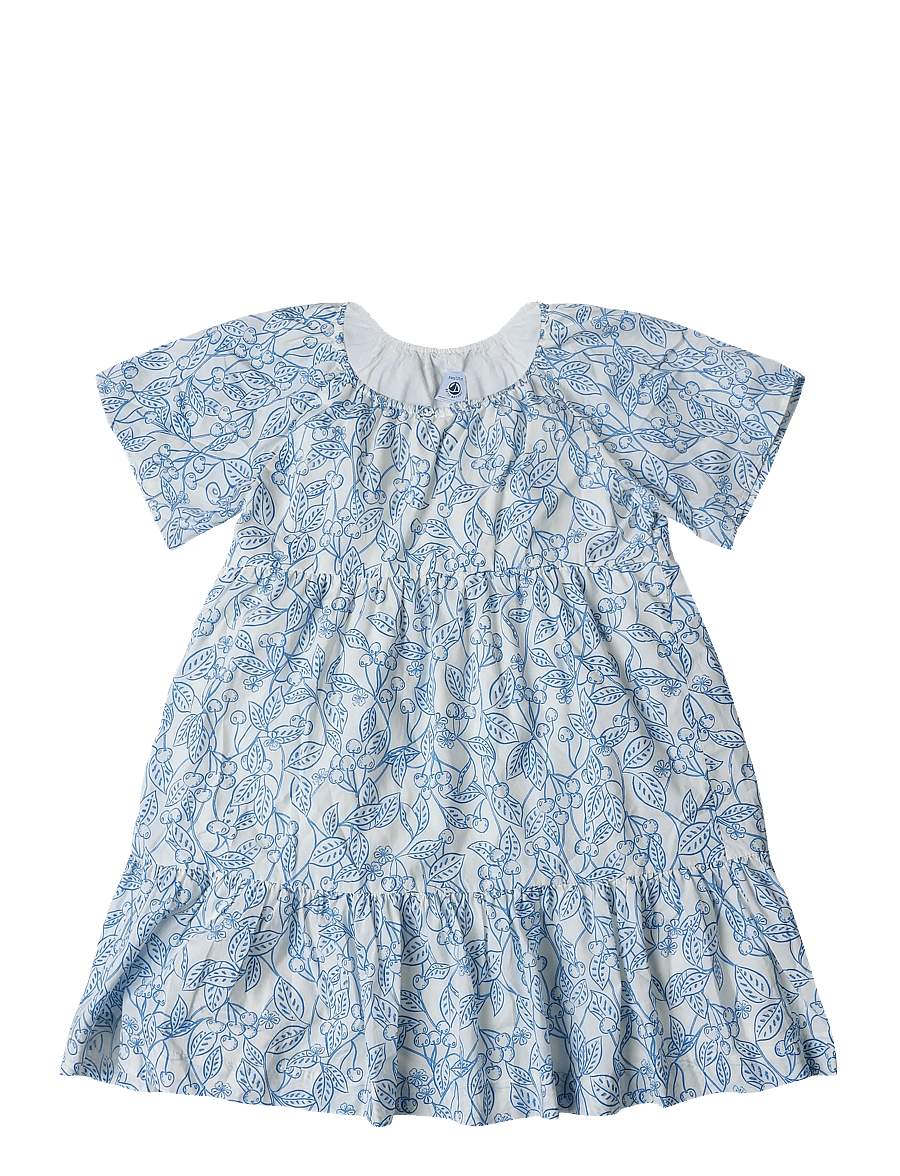 Petit Bateau - ROBES MC - lühikeste varrukatega vabaajakleidid - marshmallow/porcelana - 0