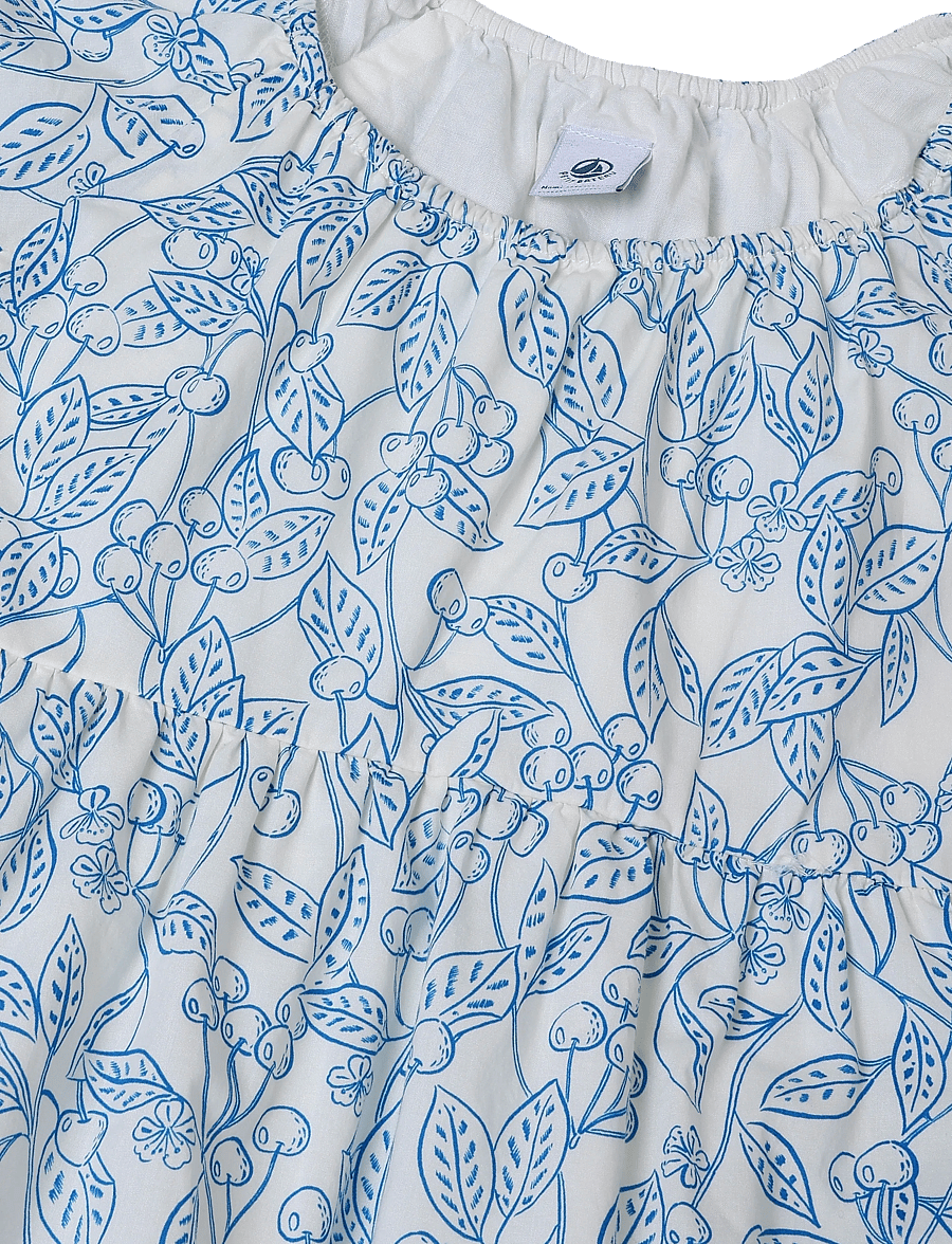 Petit Bateau - ROBES MC - lühikeste varrukatega vabaajakleidid - marshmallow/porcelana - 2