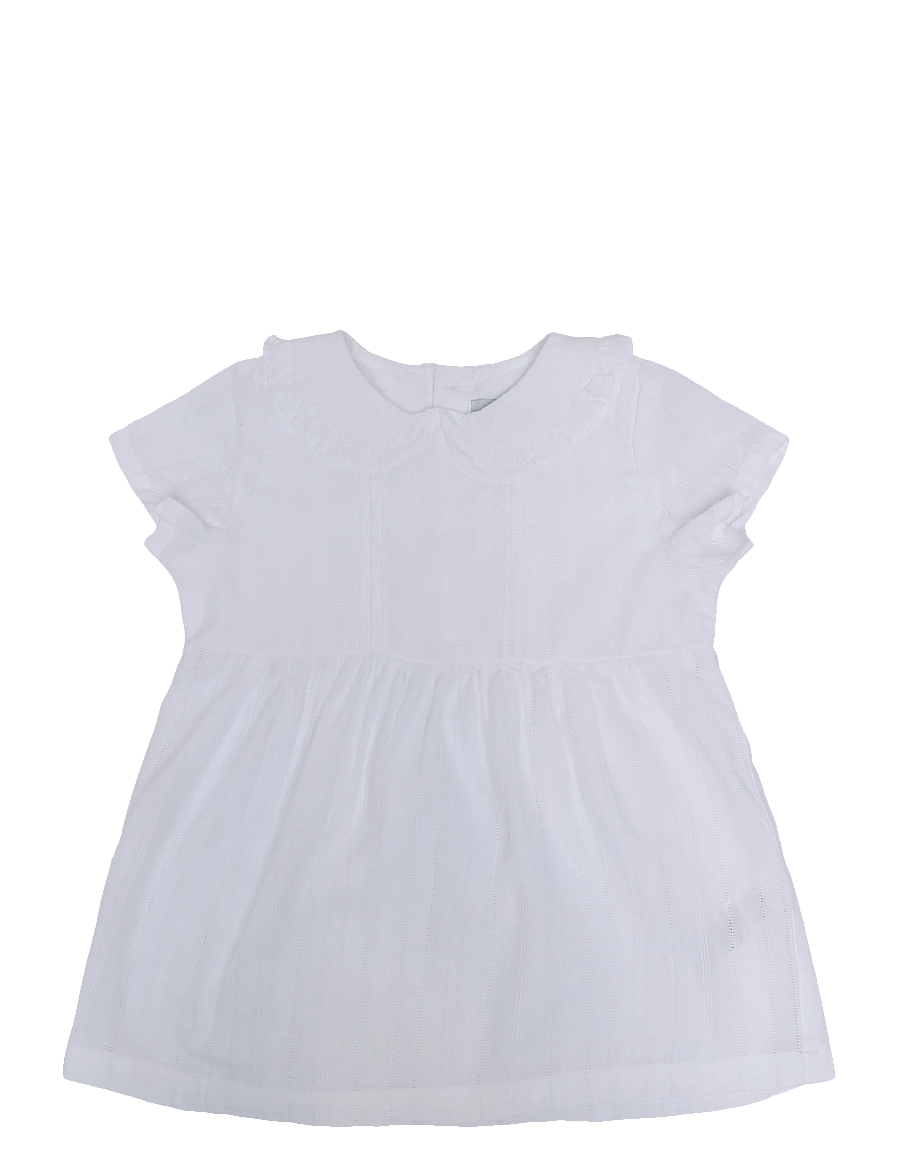 Petit Bateau - ROBES MC - kortærmede babykjoler - ecume - 0