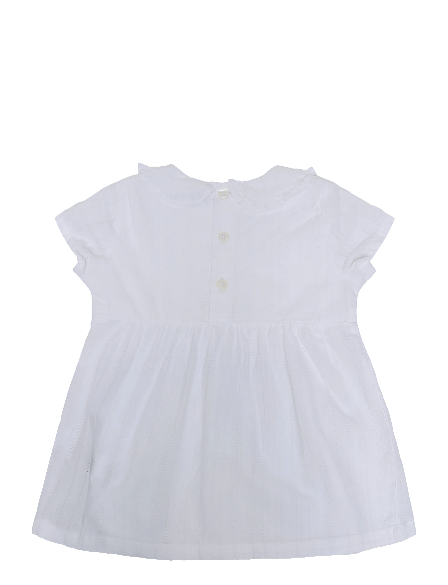 Petit Bateau - ROBES MC - kortærmede babykjoler - ecume - 1