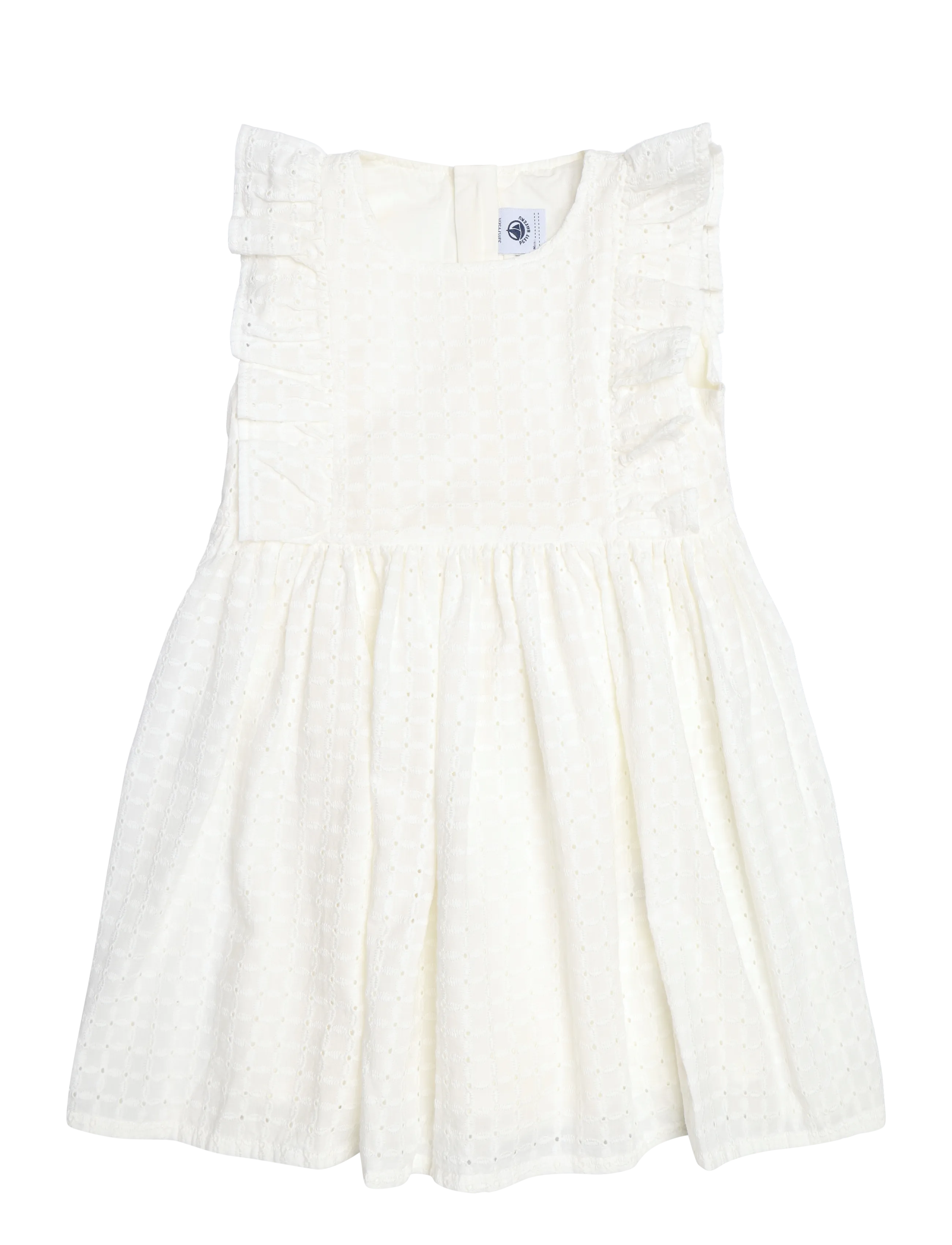 Petit Bateau ROBES SM - Inspiration - MARSHMALLOW / cream