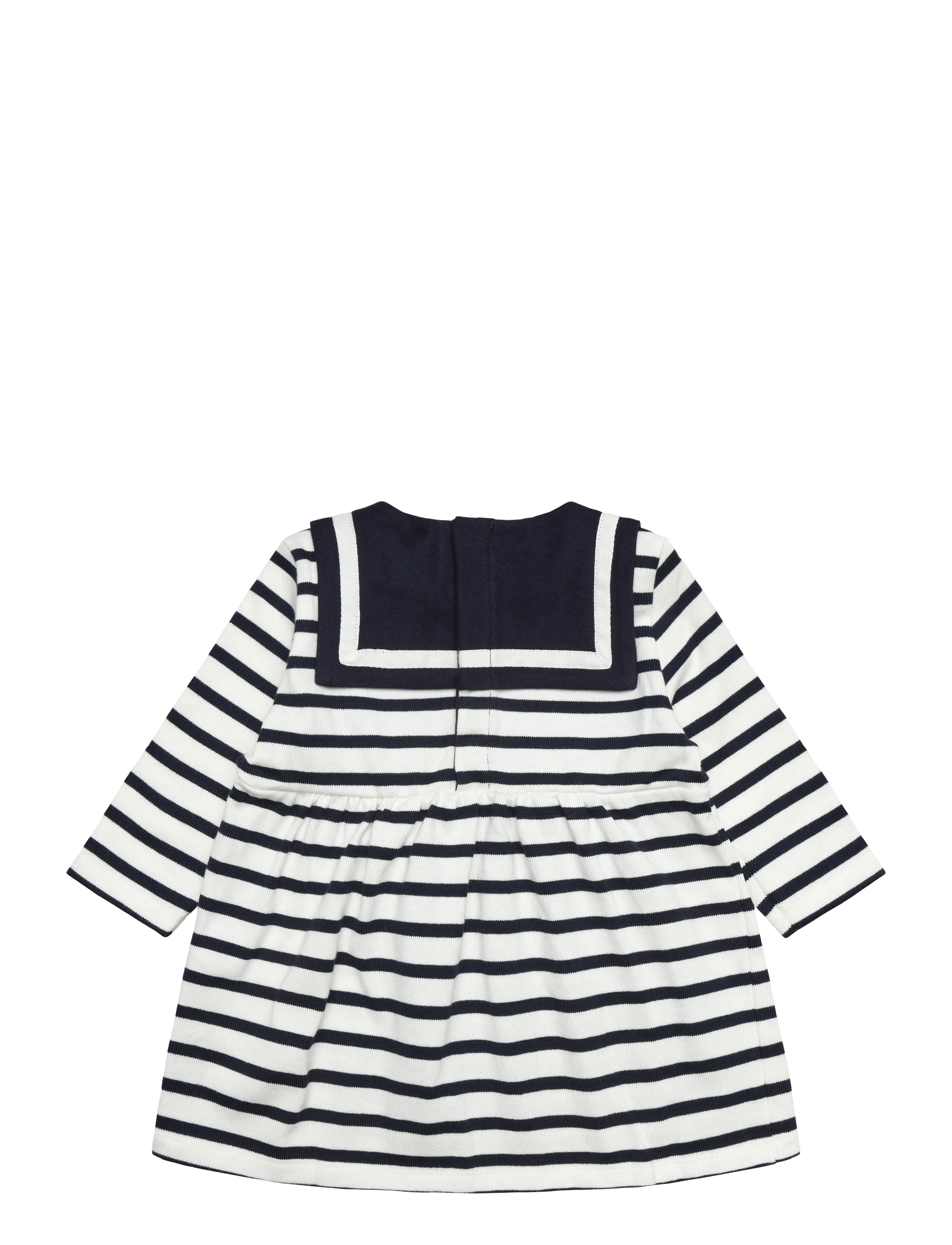 Petit Bateau - ROBES ML - marshmallow/smoking - 1
