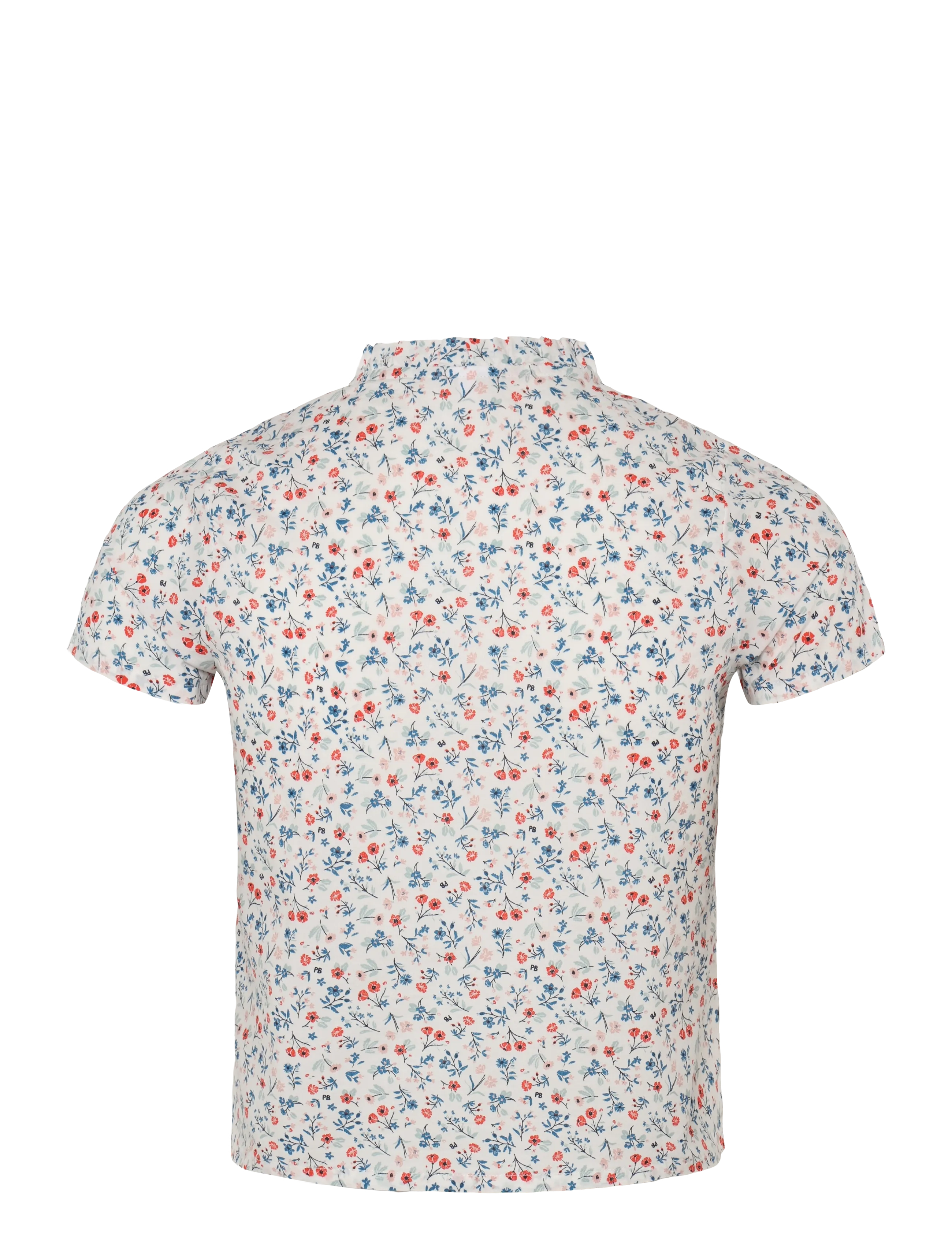 Petit Bateau - SF BLOUSES MC - marshmallow/multico - 1