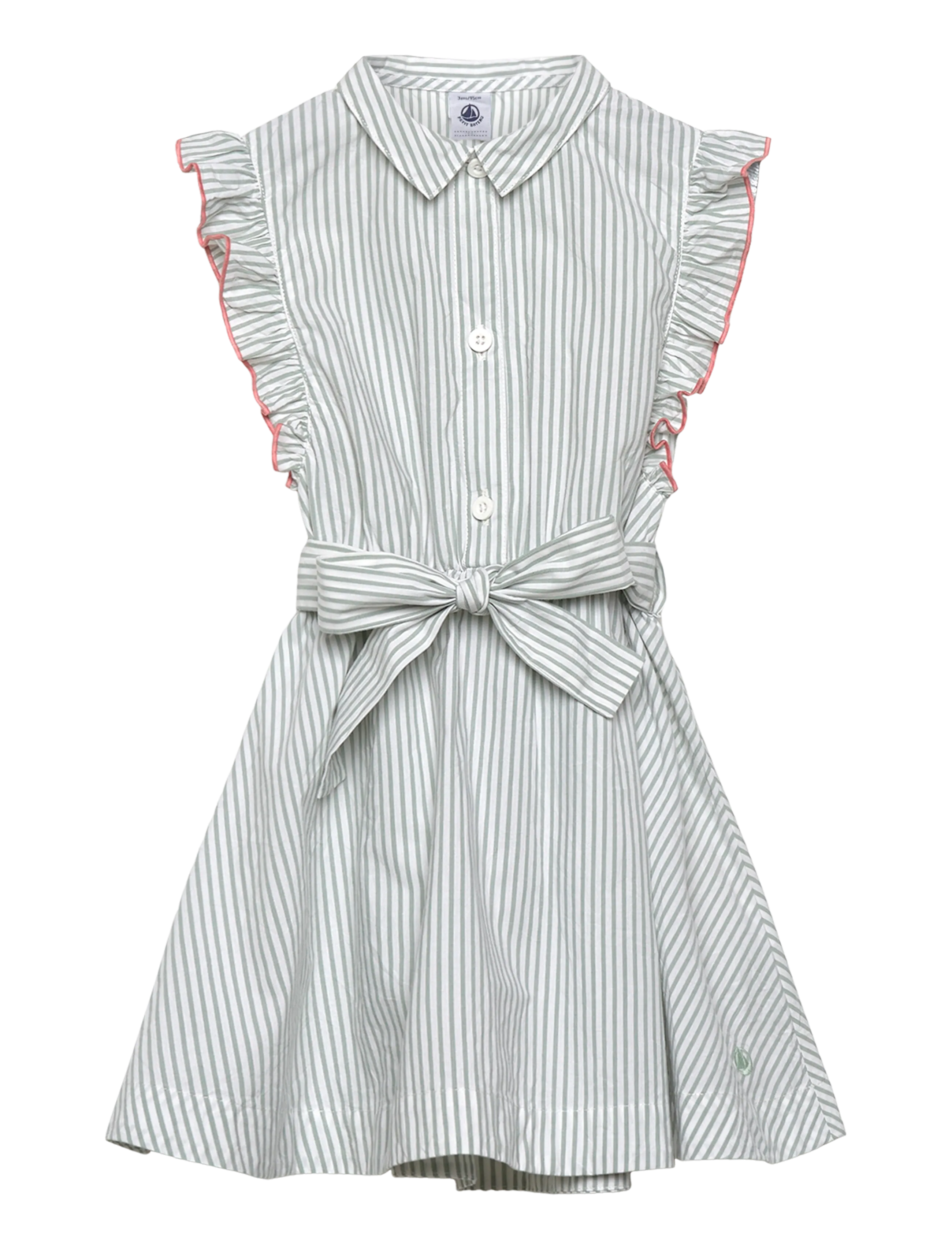 Petit Bateau ROBES SM - Kjoler - PAUL/ECUME / green