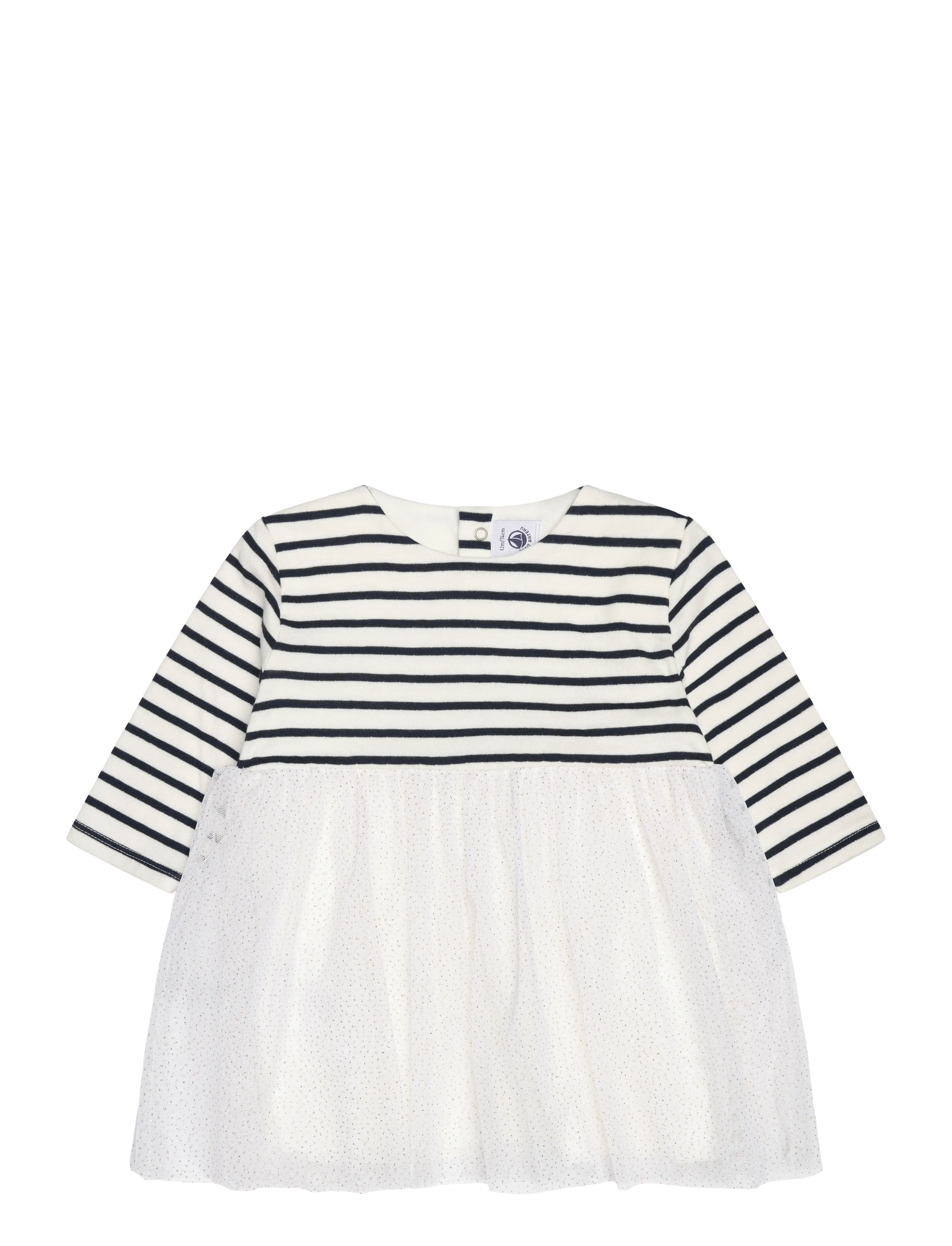 Petit Bateau ROBES ML - Kläder - MARSHMALLOW/MULTICO / cream