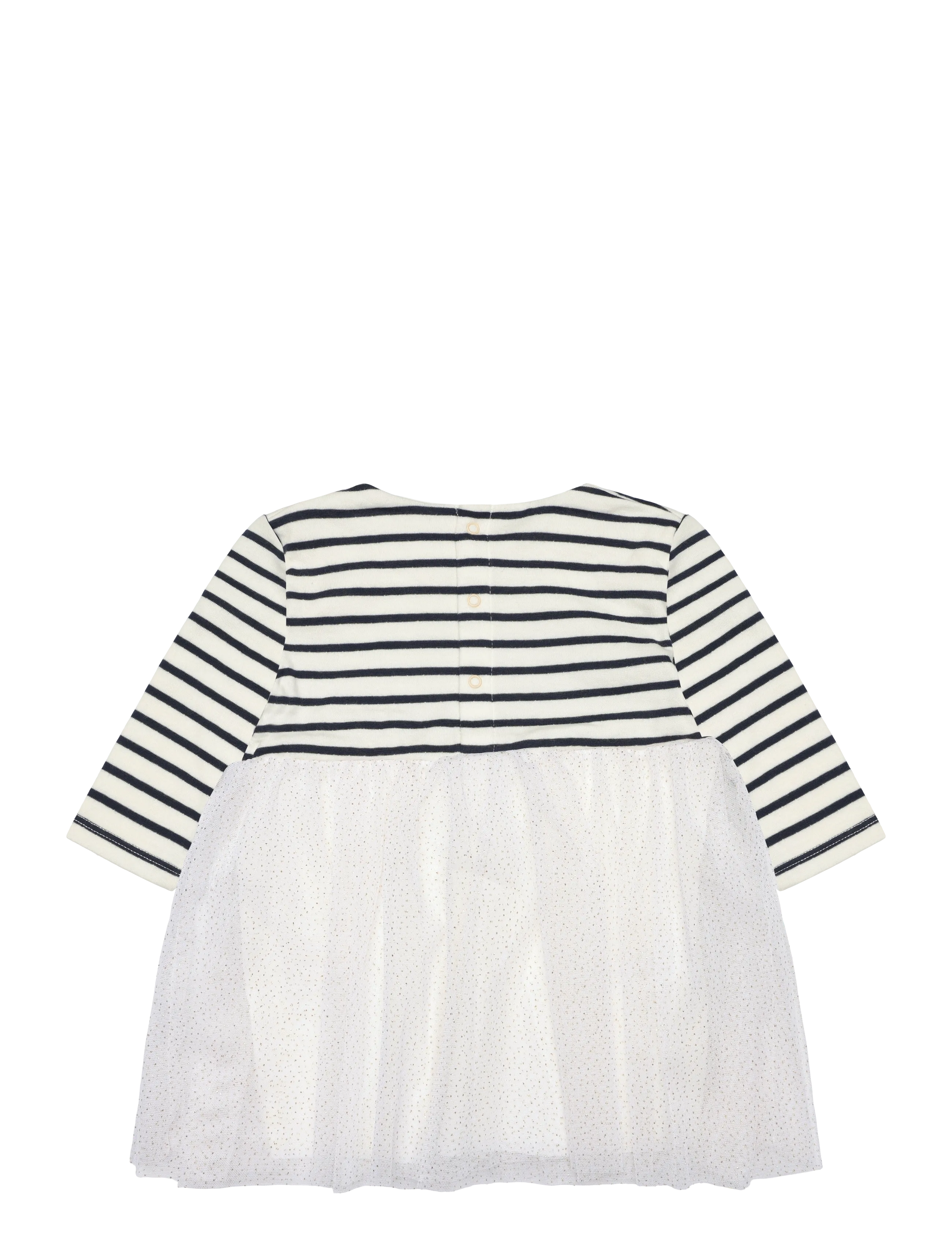 Petit Bateau - ROBES ML - marshmallow/multico - 1