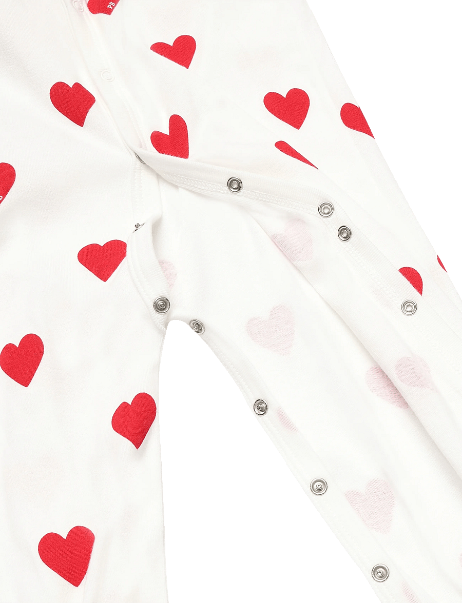 Petit Bateau - COMBINAISONSNUIT - schlafoveralls - marshmallow/terkuit - 3