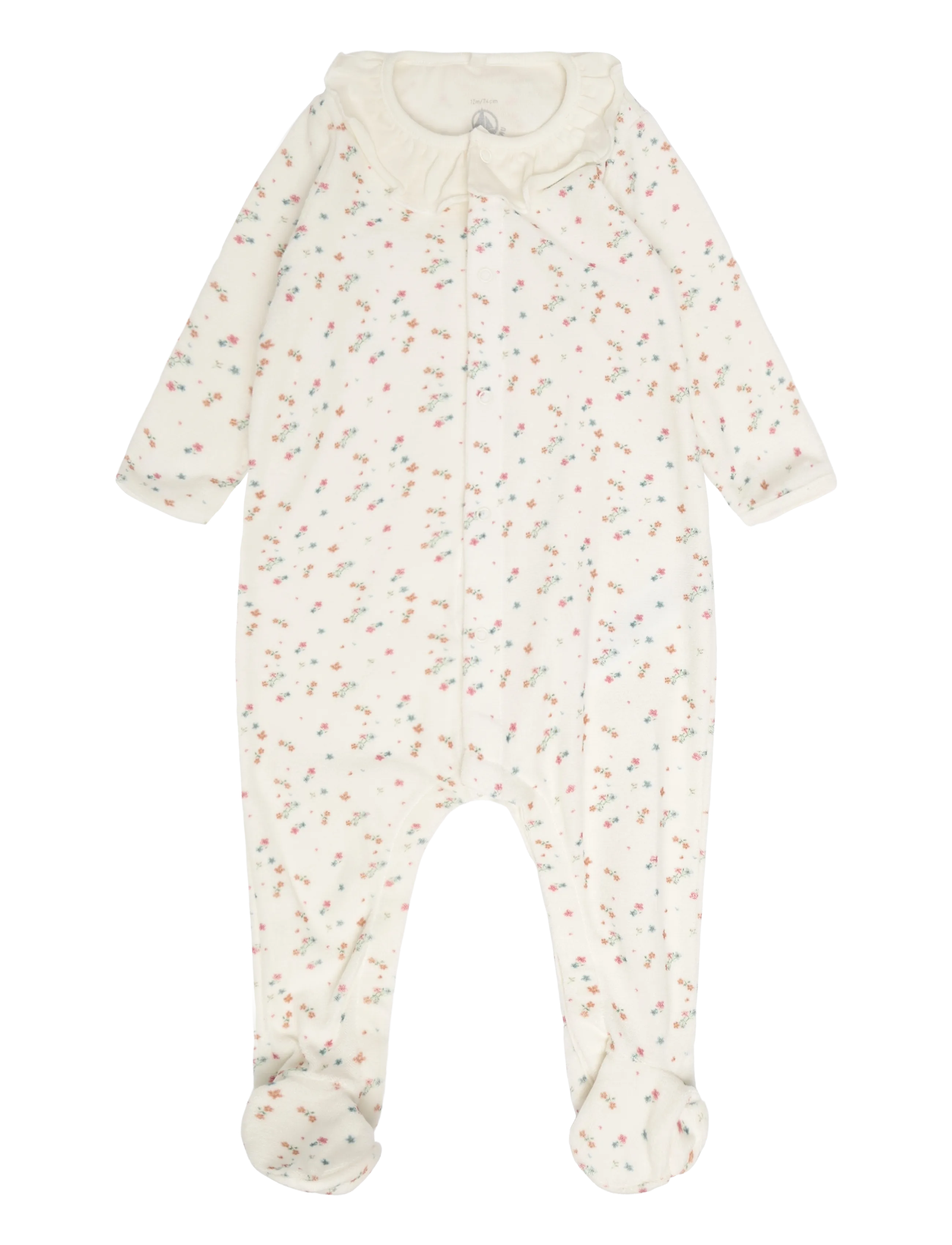Petit Bateau SF DORS BIEN Y - Ööriided - MARSHMALLOW/MULTICO / cream
