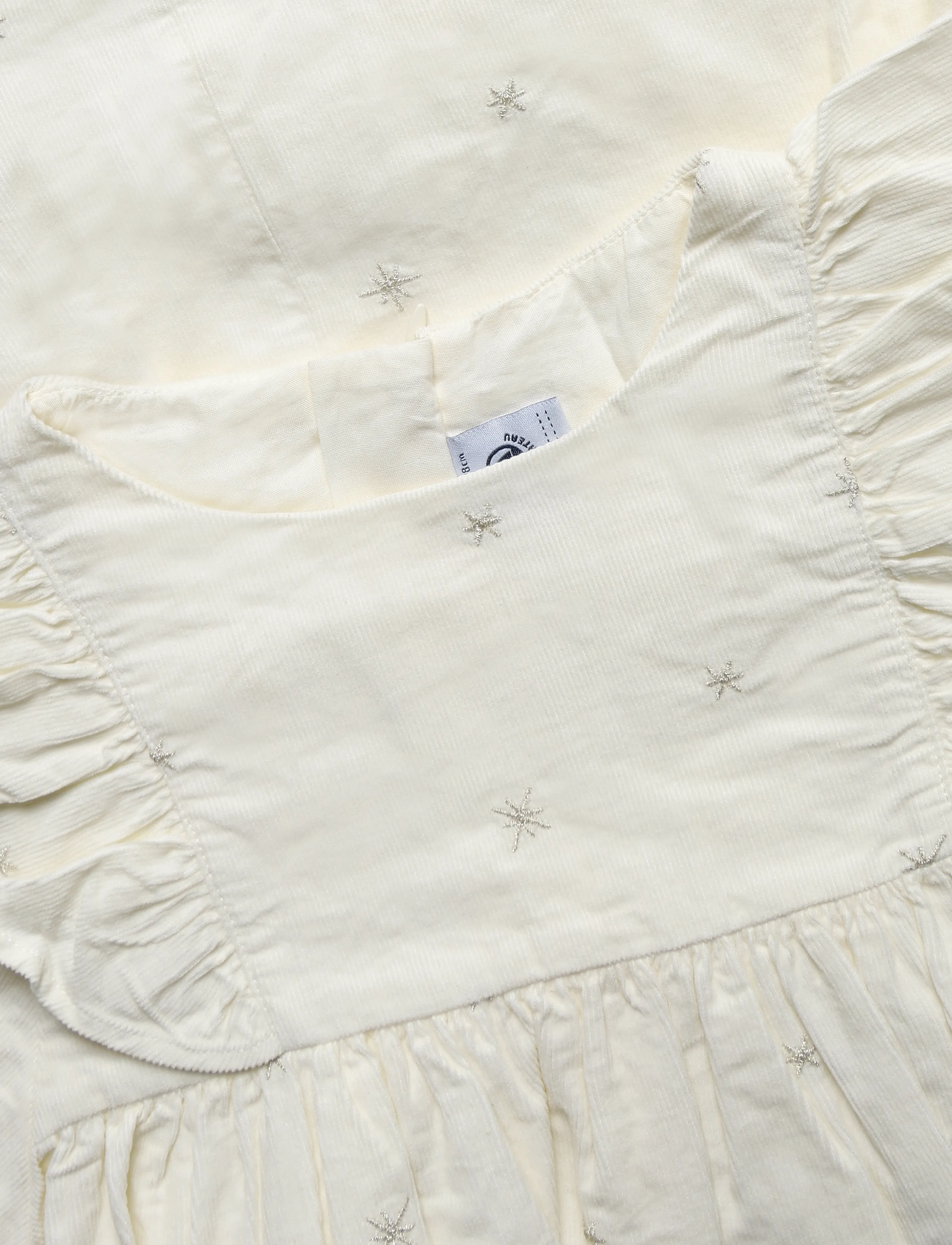 Petit Bateau - ROBES ML - milk/argent - 2