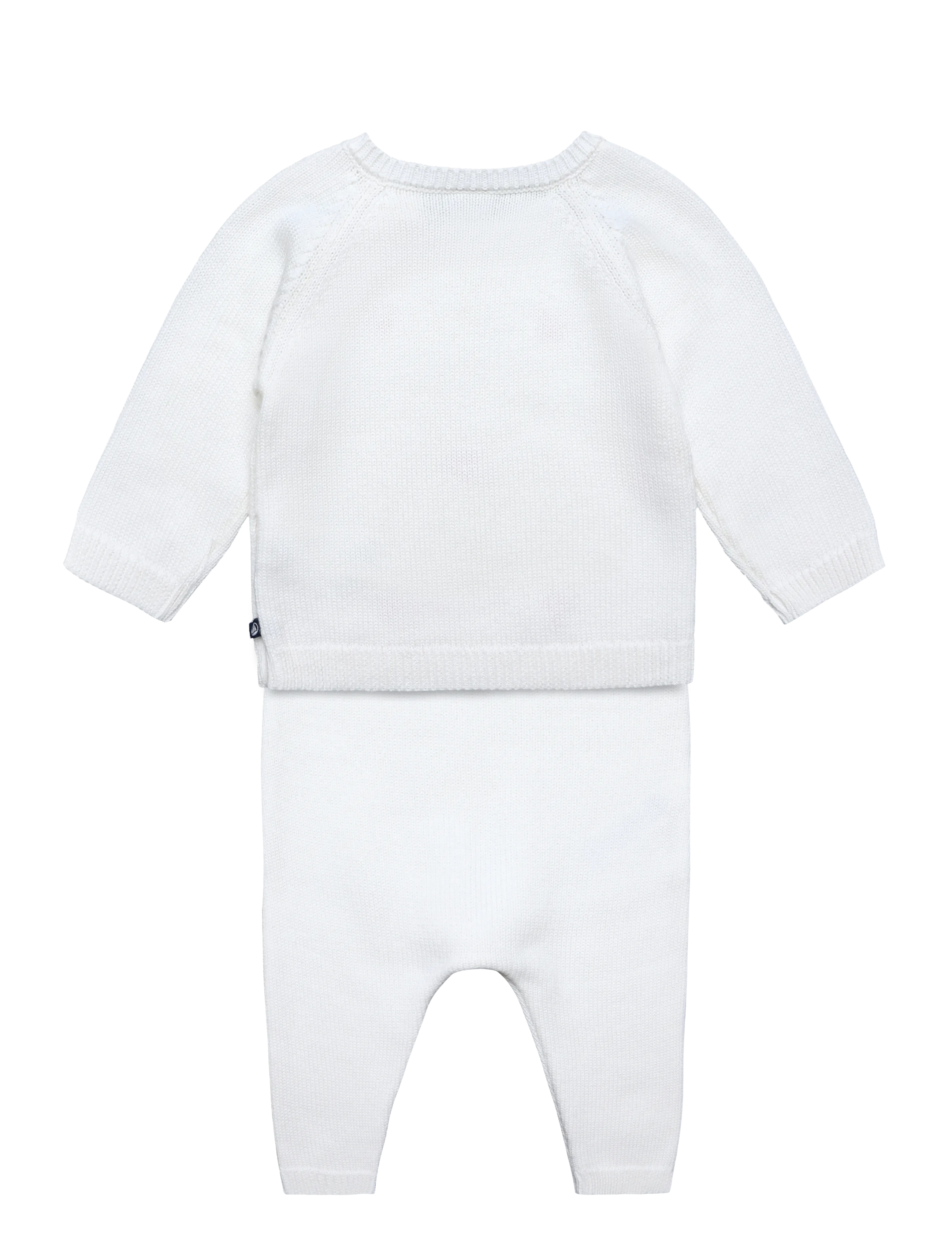 Petit Bateau - ENSEMBLE LONG - sets mit langärmeligem t-shirt - marshmallow/pompei - 1