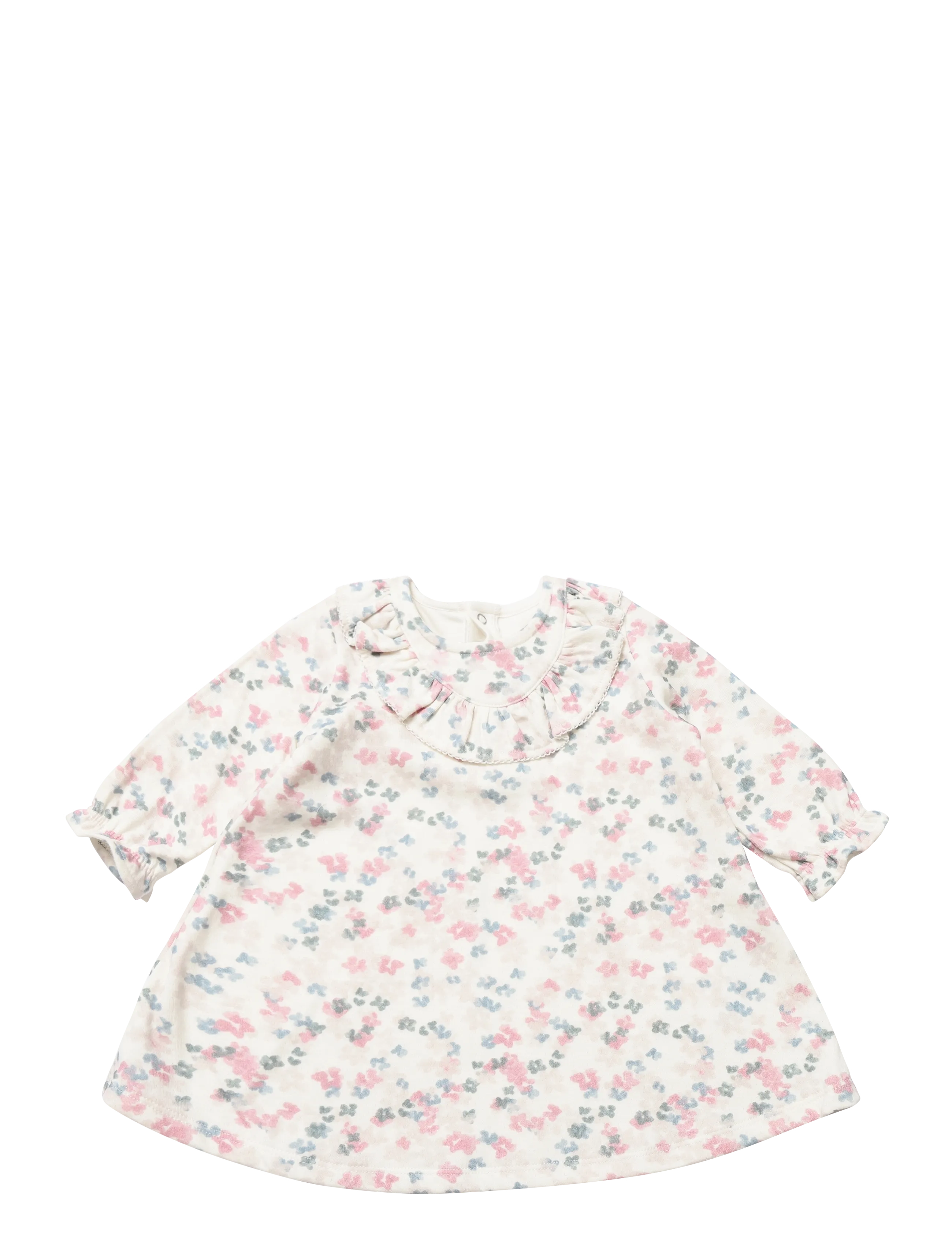 Petit Bateau ROBES ML - Back to school - MILK/MULTICO / cream