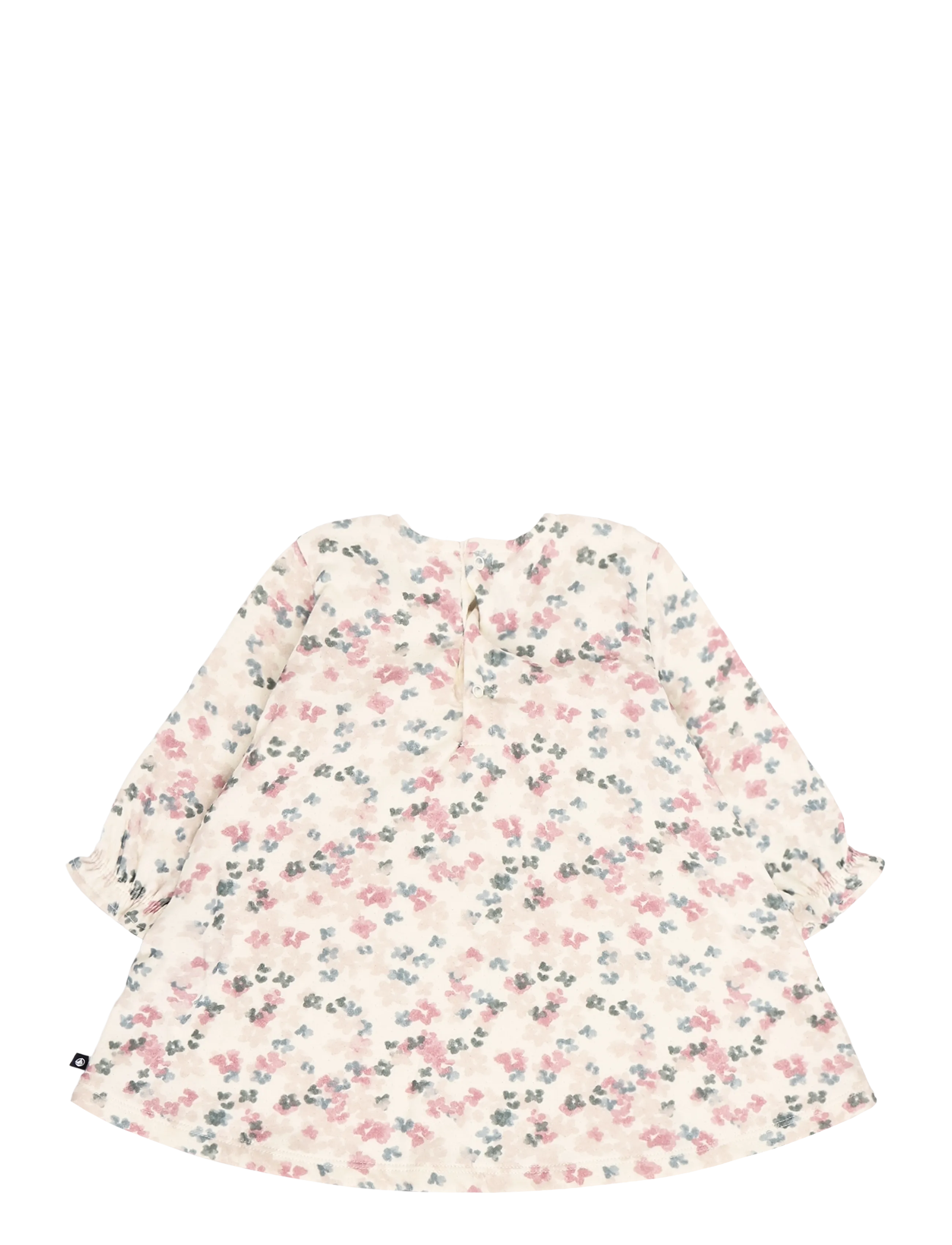 Petit Bateau - ROBES ML - langærmede babykjoler - milk/multico - 1