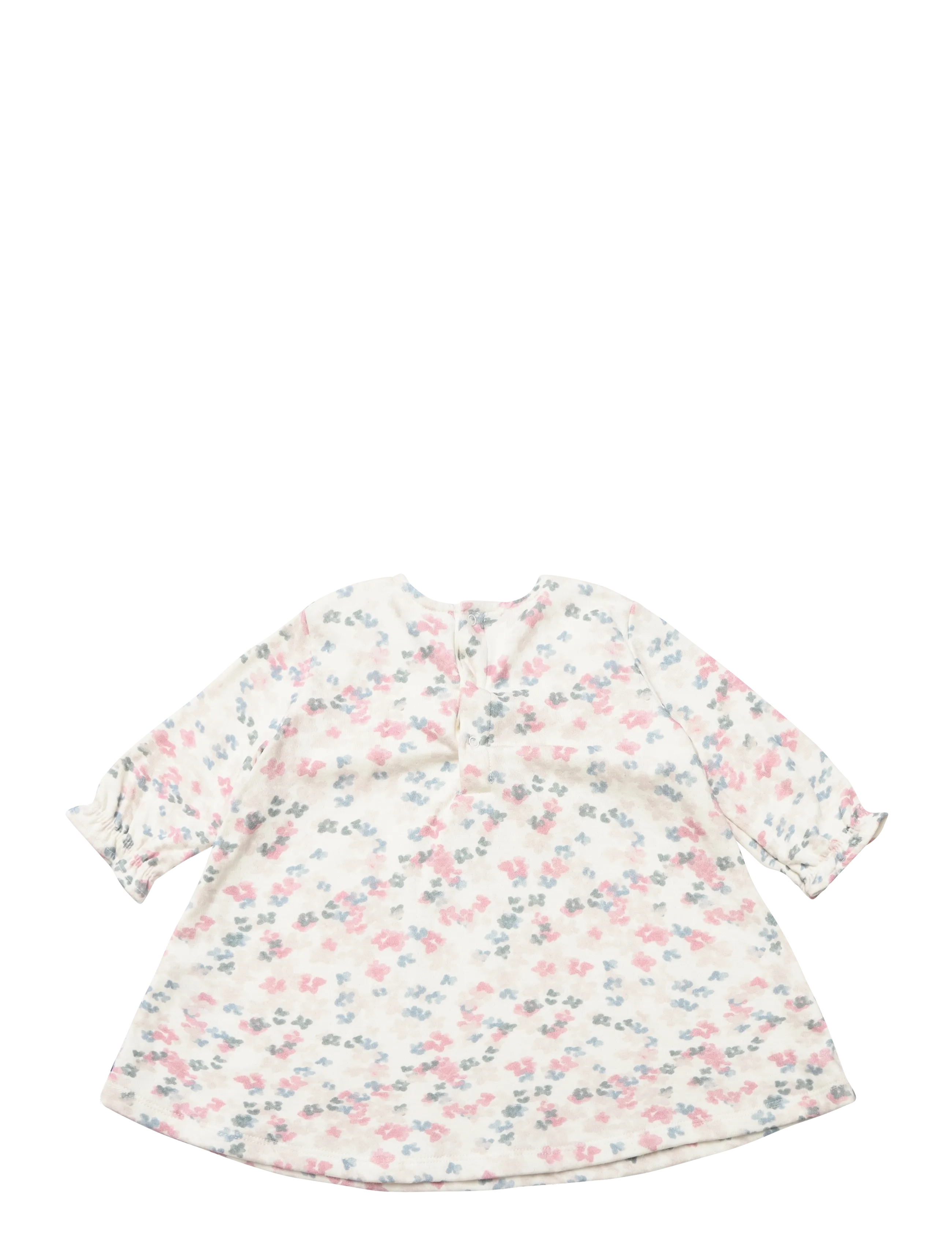 Petit Bateau - ROBES ML - langærmede babykjoler - milk/multico - 1