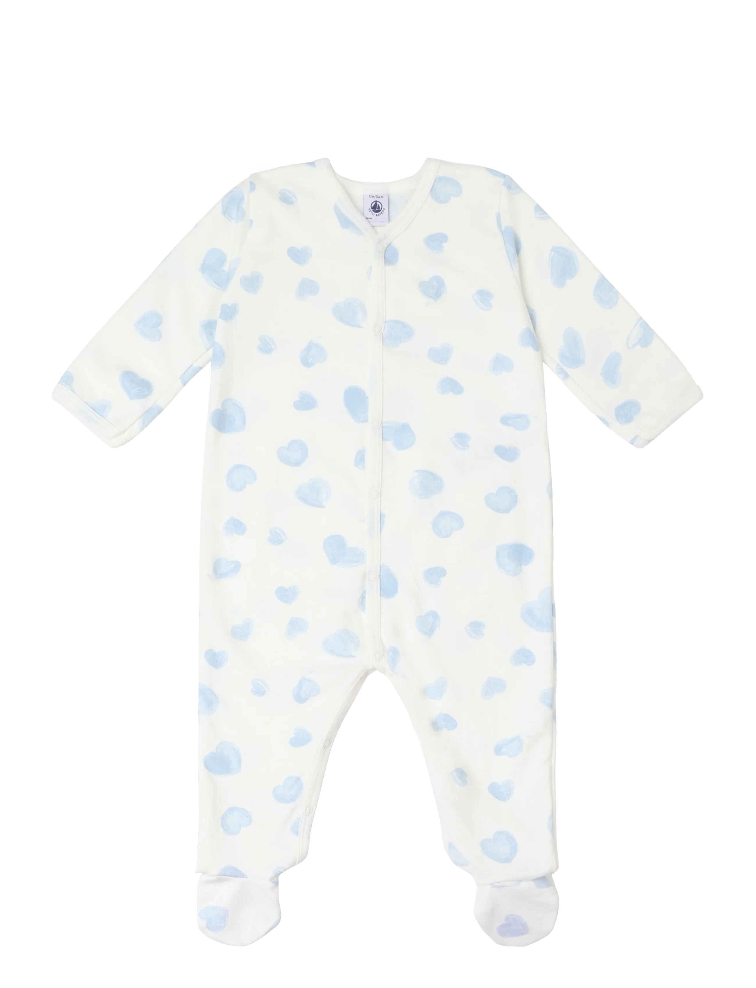 Petit Bateau SF DORS BIEN Y - Riided - MARSHMALLOW/ADRIATIC / white