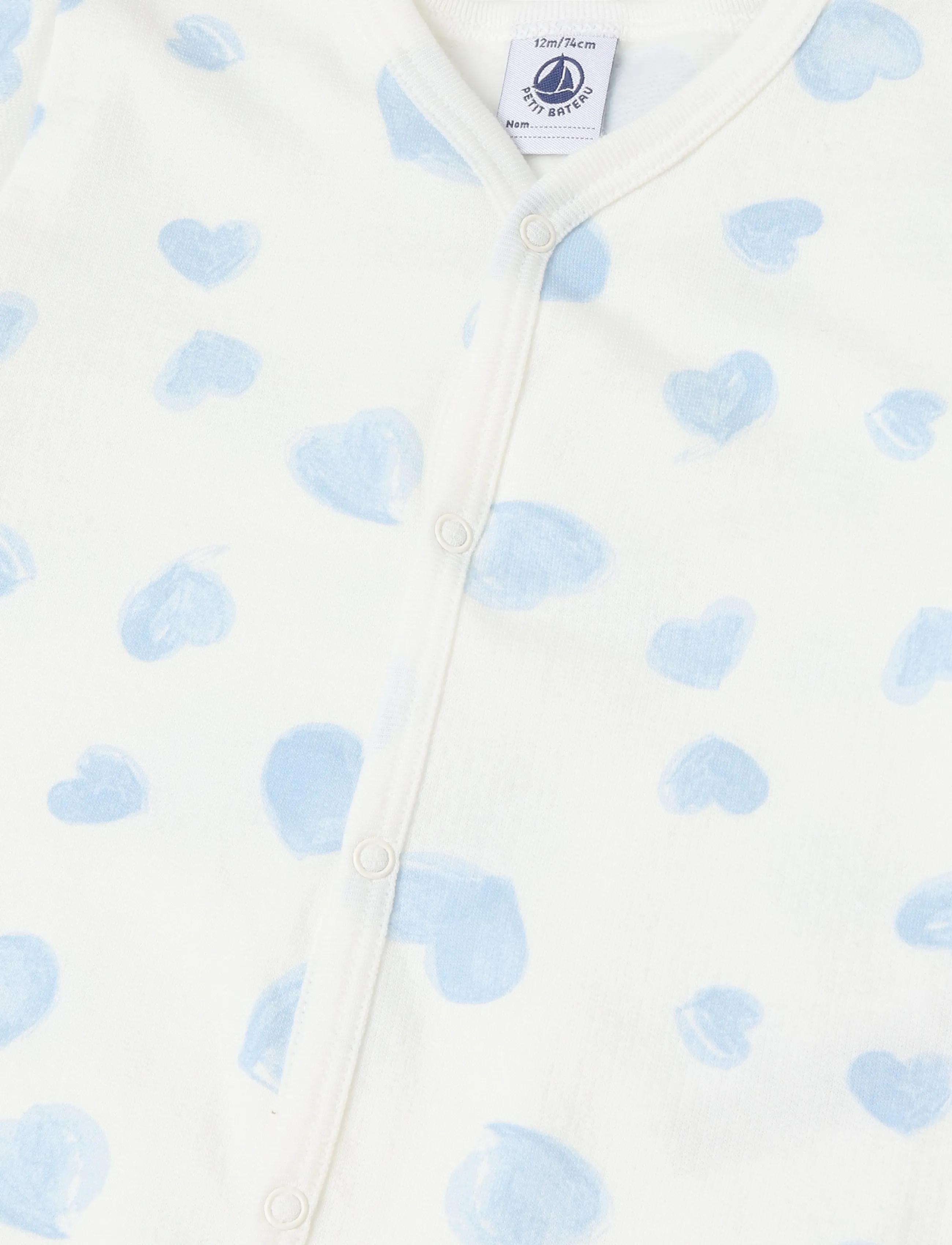 Petit Bateau - SF DORS BIEN Y - natdragter - marshmallow/adriatic - 2