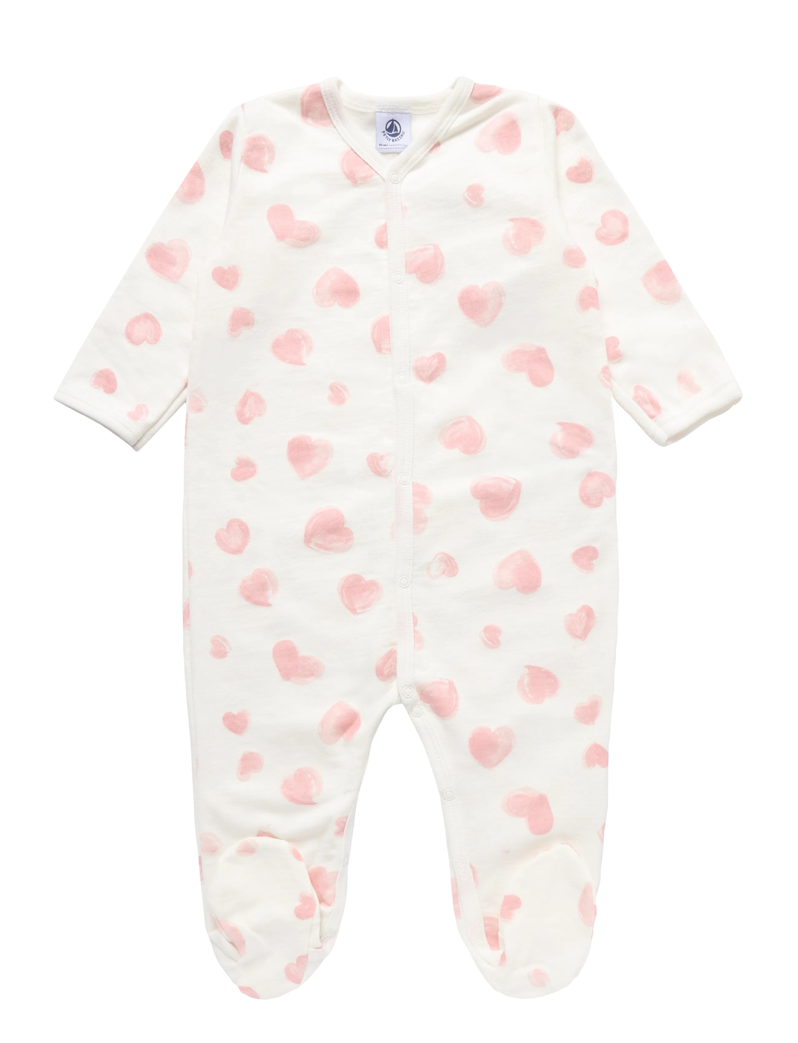 Petit Bateau SF DORS BIEN Y - Baby 44-92 - MARSHMALLOW/CHARME / cream