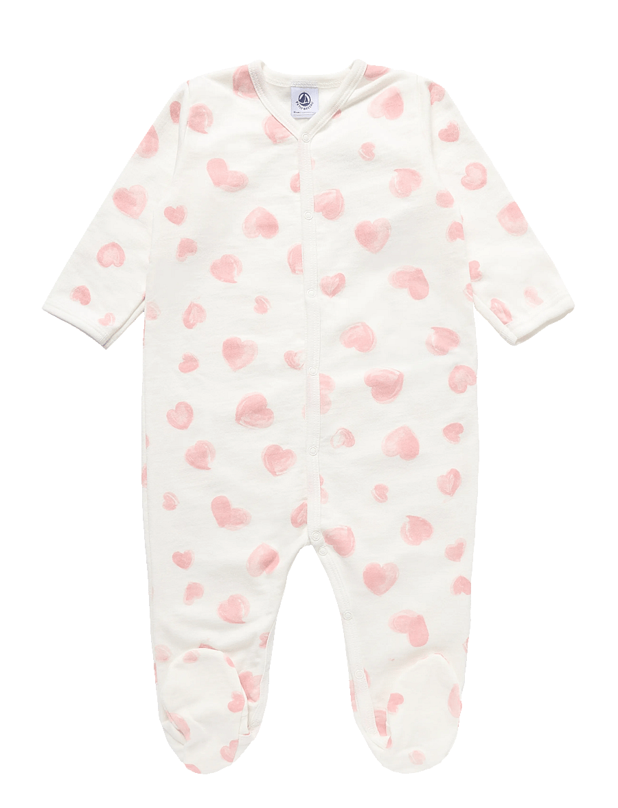 Petit Bateau - SF DORS BIEN Y - schlafoveralls - marshmallow/charme - 0