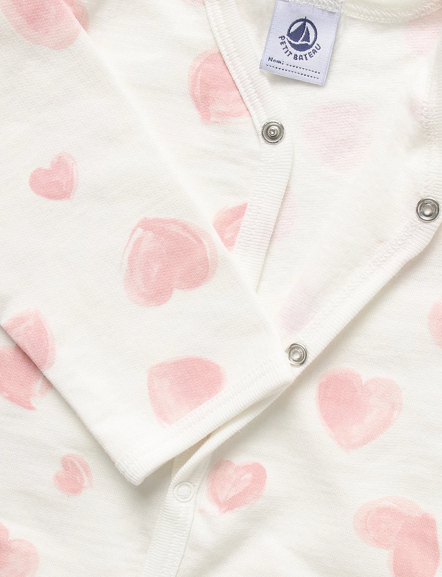 Petit Bateau - SF DORS BIEN Y - schlafoveralls - marshmallow/charme - 2