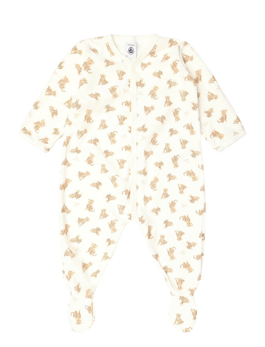 Petit Bateau - SF DORS BIEN Y - schlafoveralls - marshmallow/multico - 0
