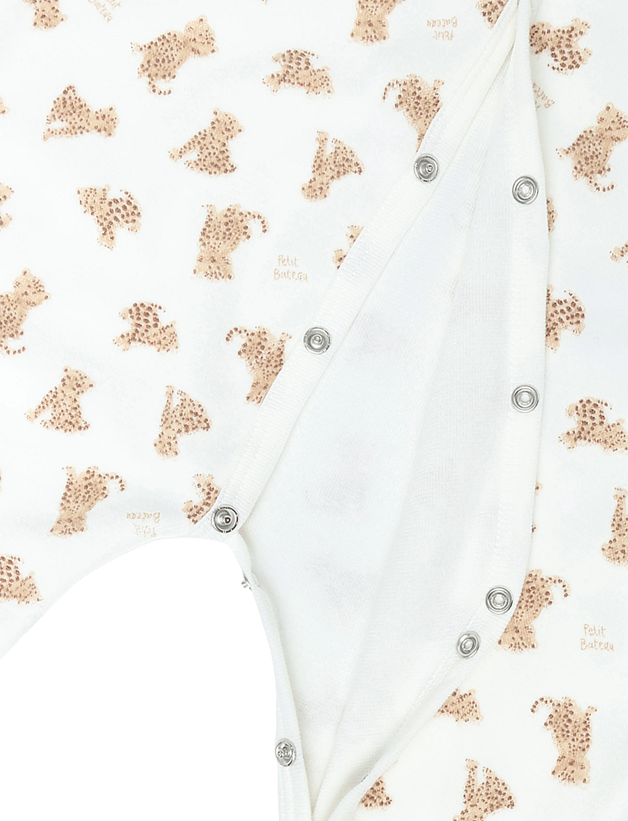 Petit Bateau - SF DORS BIEN Y - schlafoveralls - marshmallow/multico - 3
